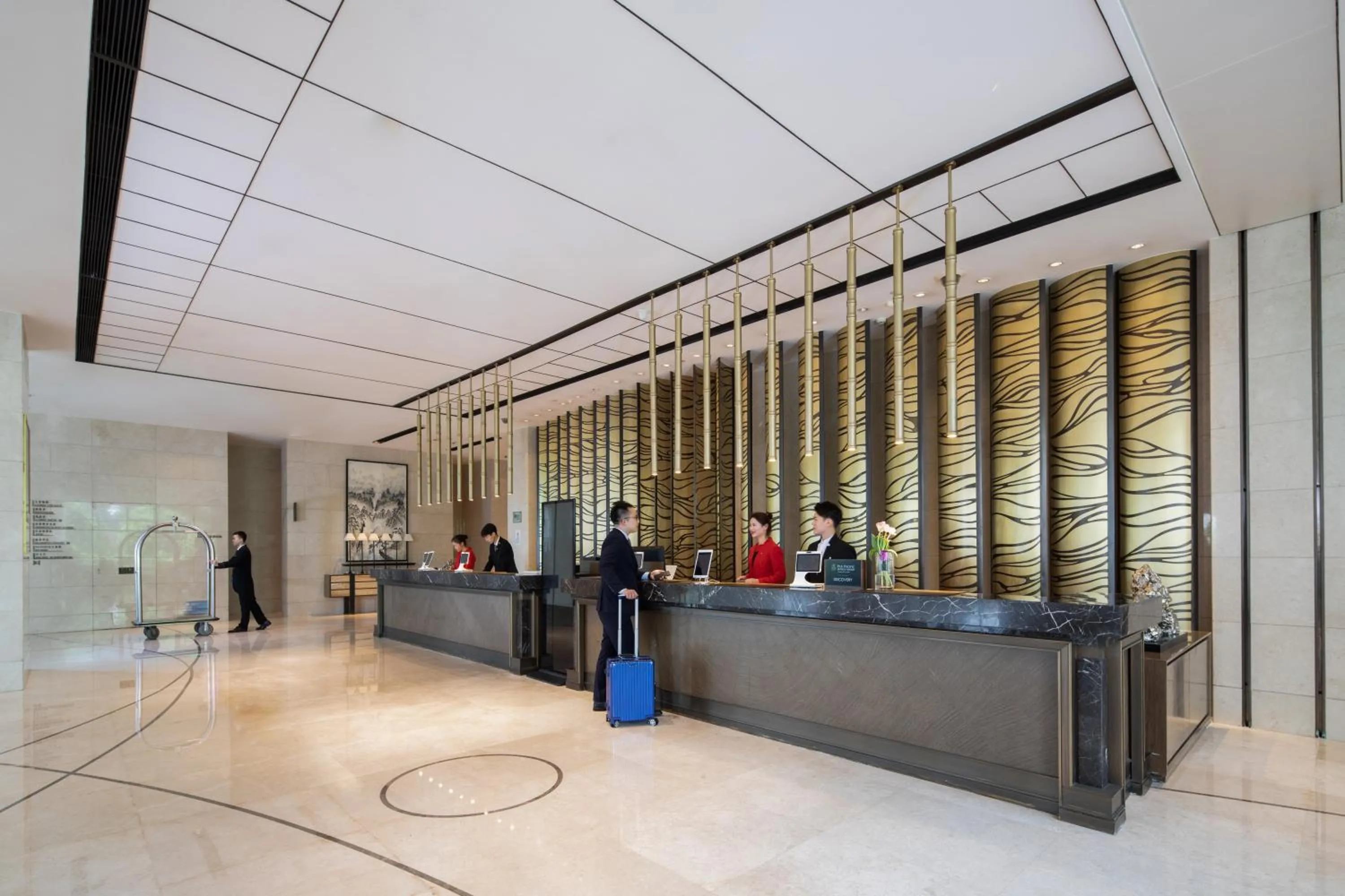Lobby or reception in Pan Pacific Ningbo