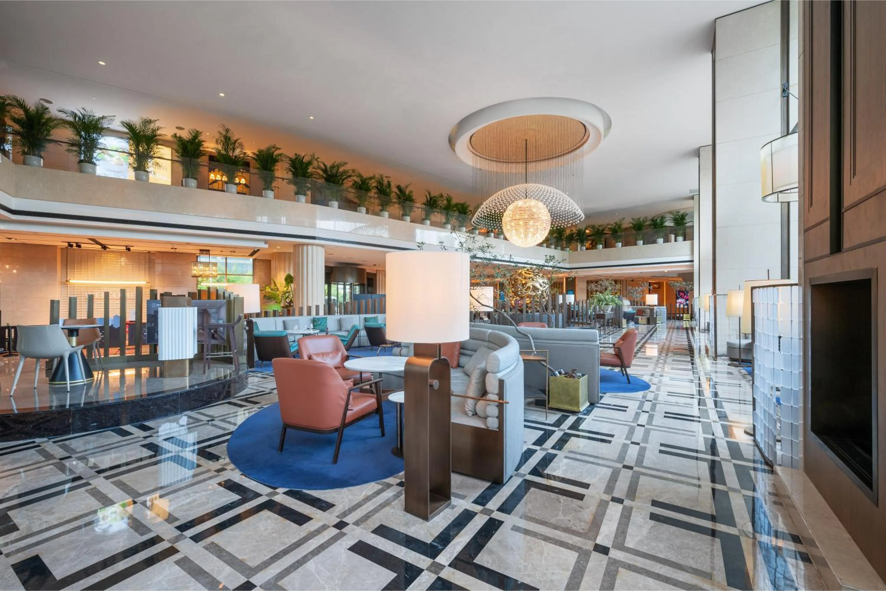 Lobby or reception in Pan Pacific Ningbo