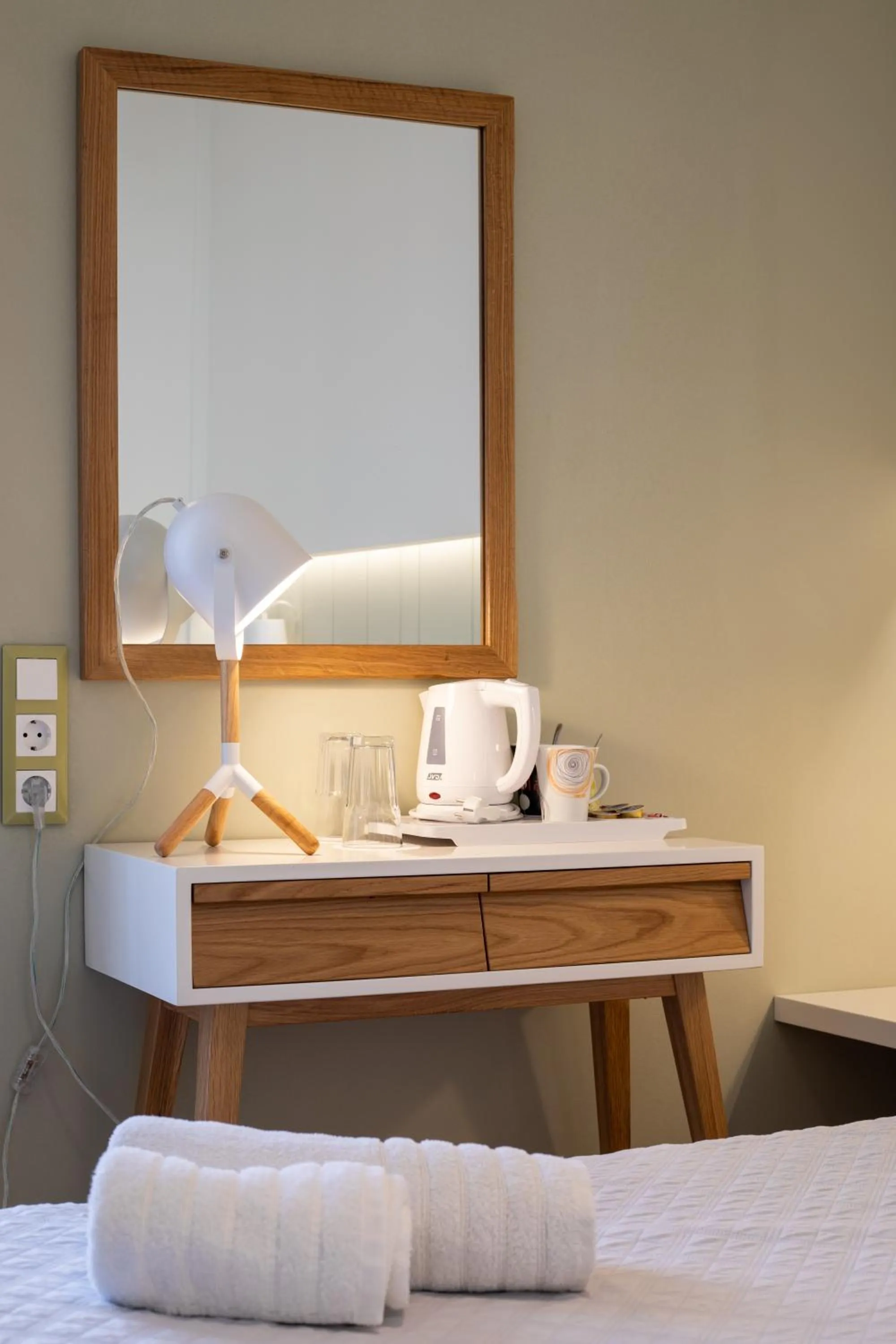 Photo of the whole room, Bed in Lefktron Hotel