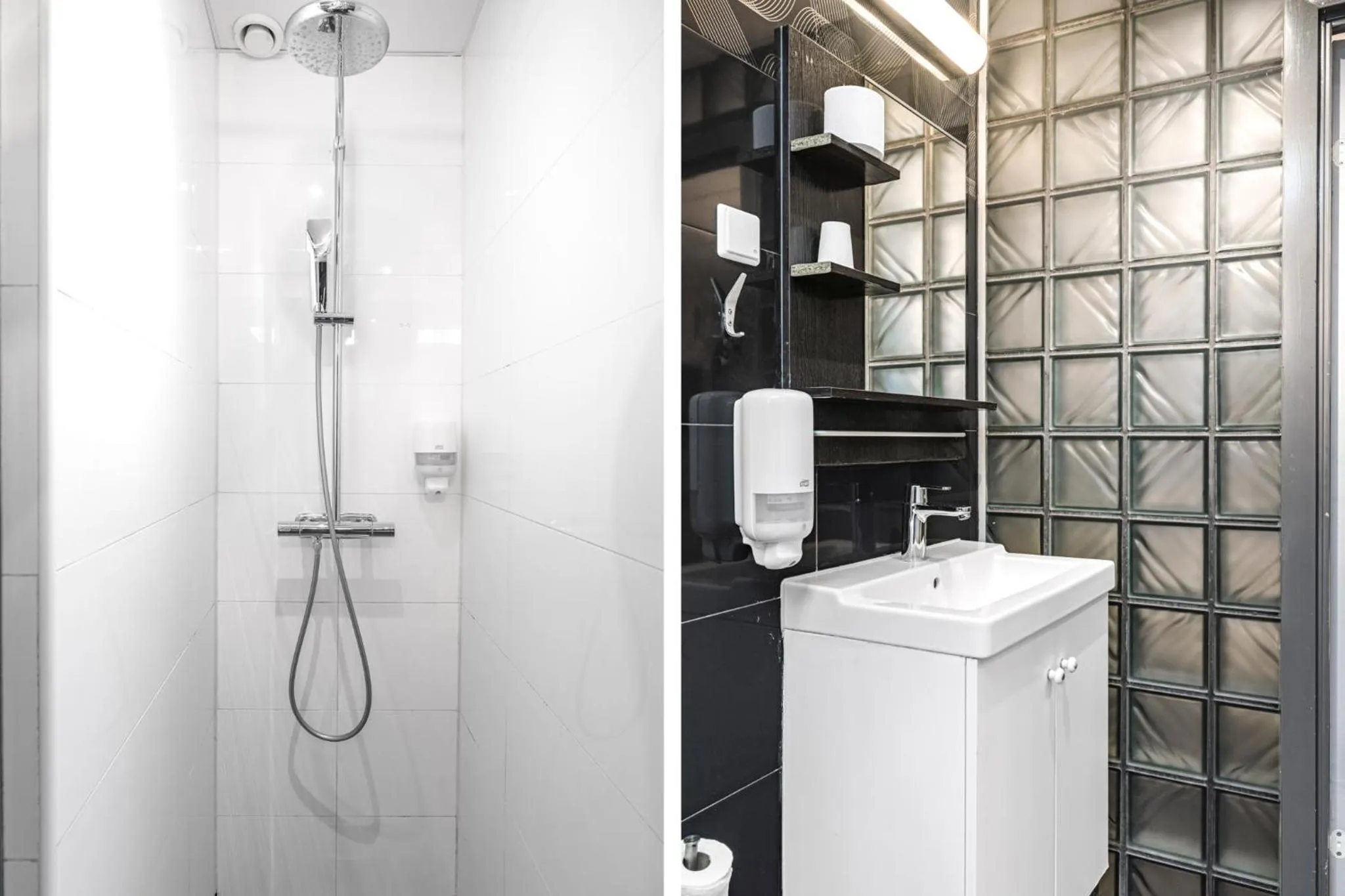 Shower in Stockholm Inn Hotel