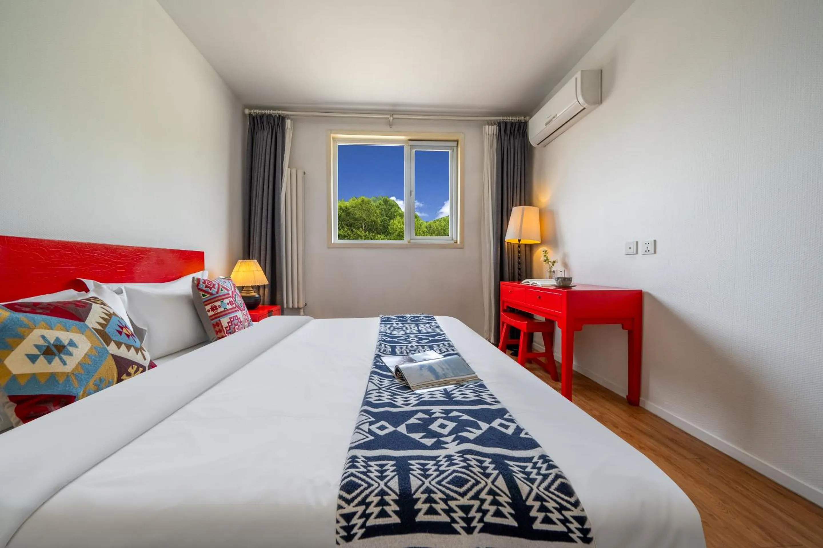 Bed in Peking Youth Hostel