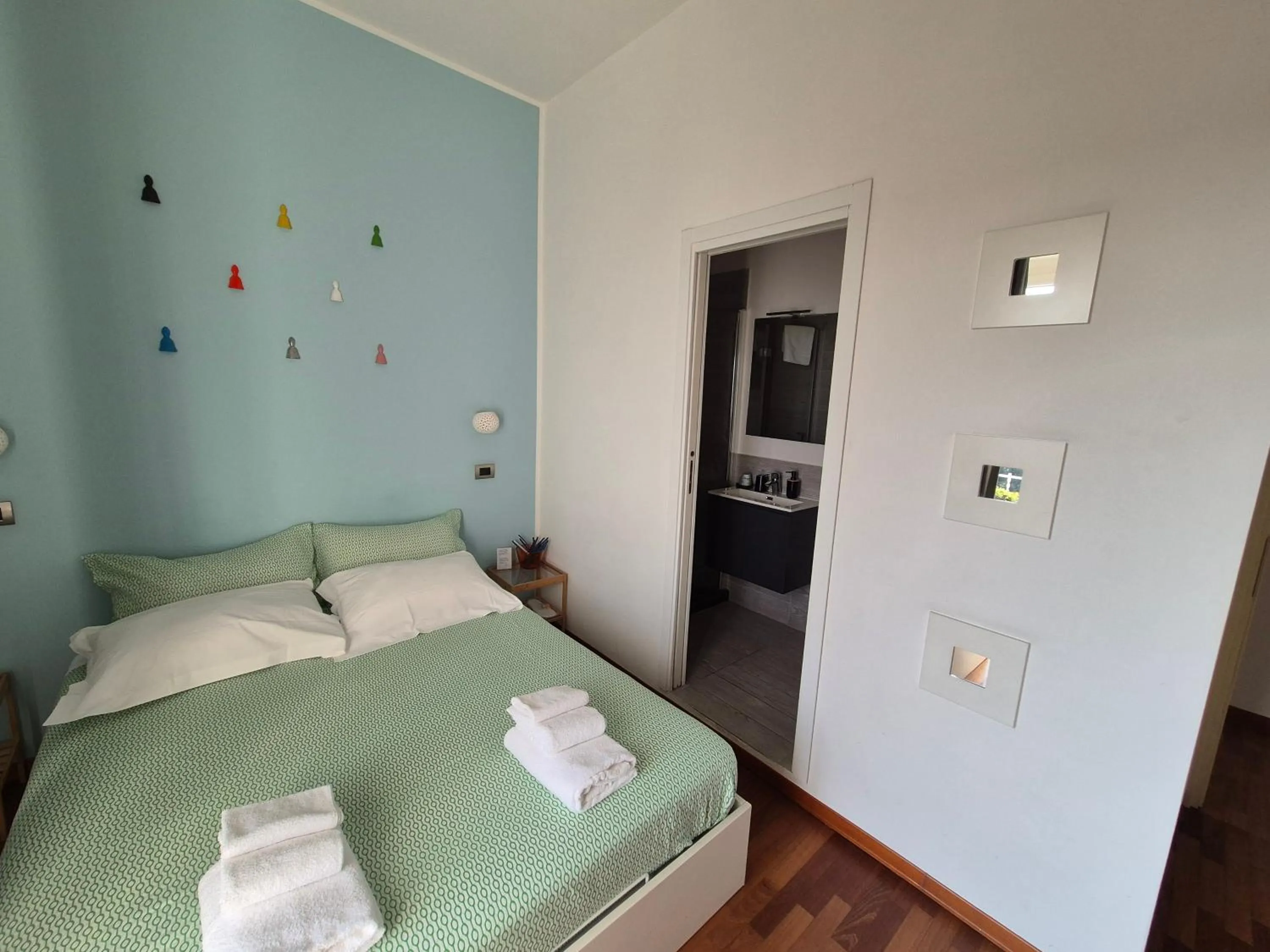 Bathroom, Bed in B&B Musica e Mare