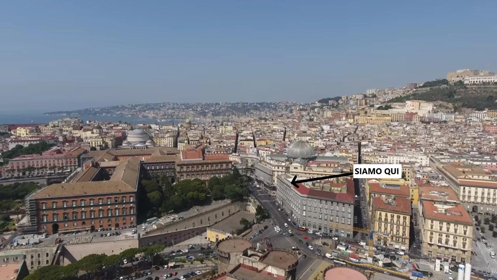 Bird's eye view in B&B Musica e Mare