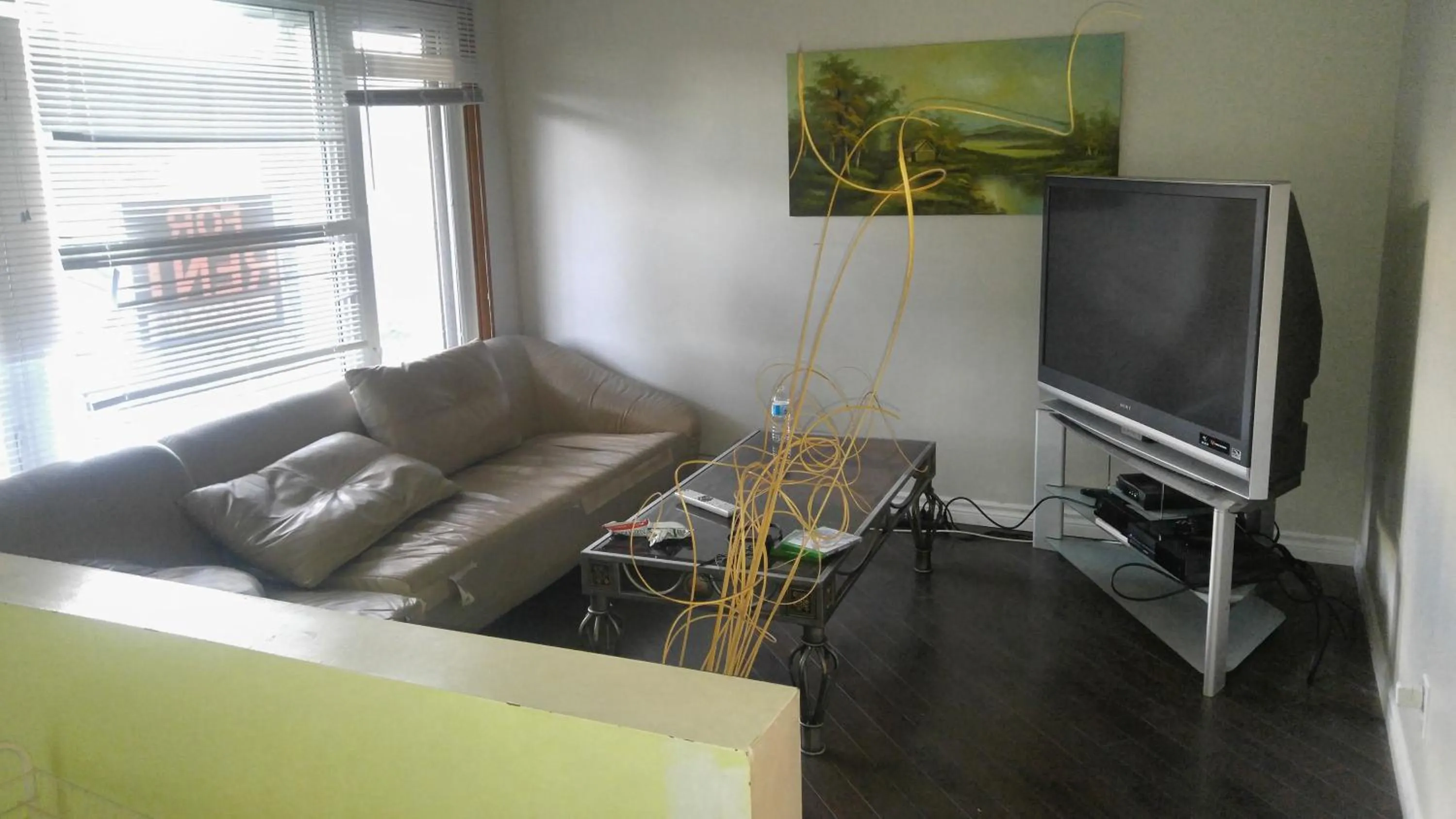 Communal lounge/ TV room in McMaster Accommodations