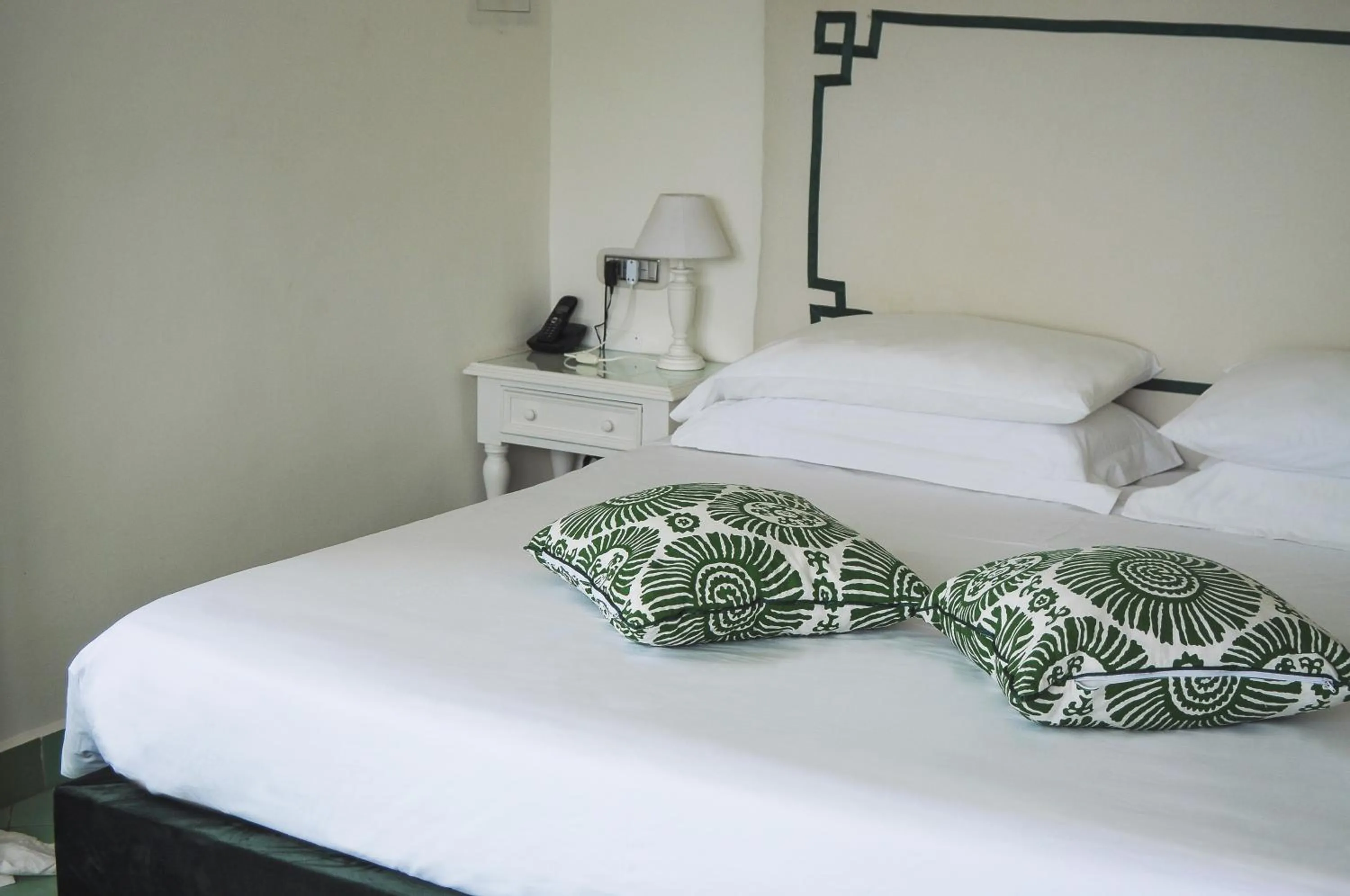 Bed in Villa Calypso