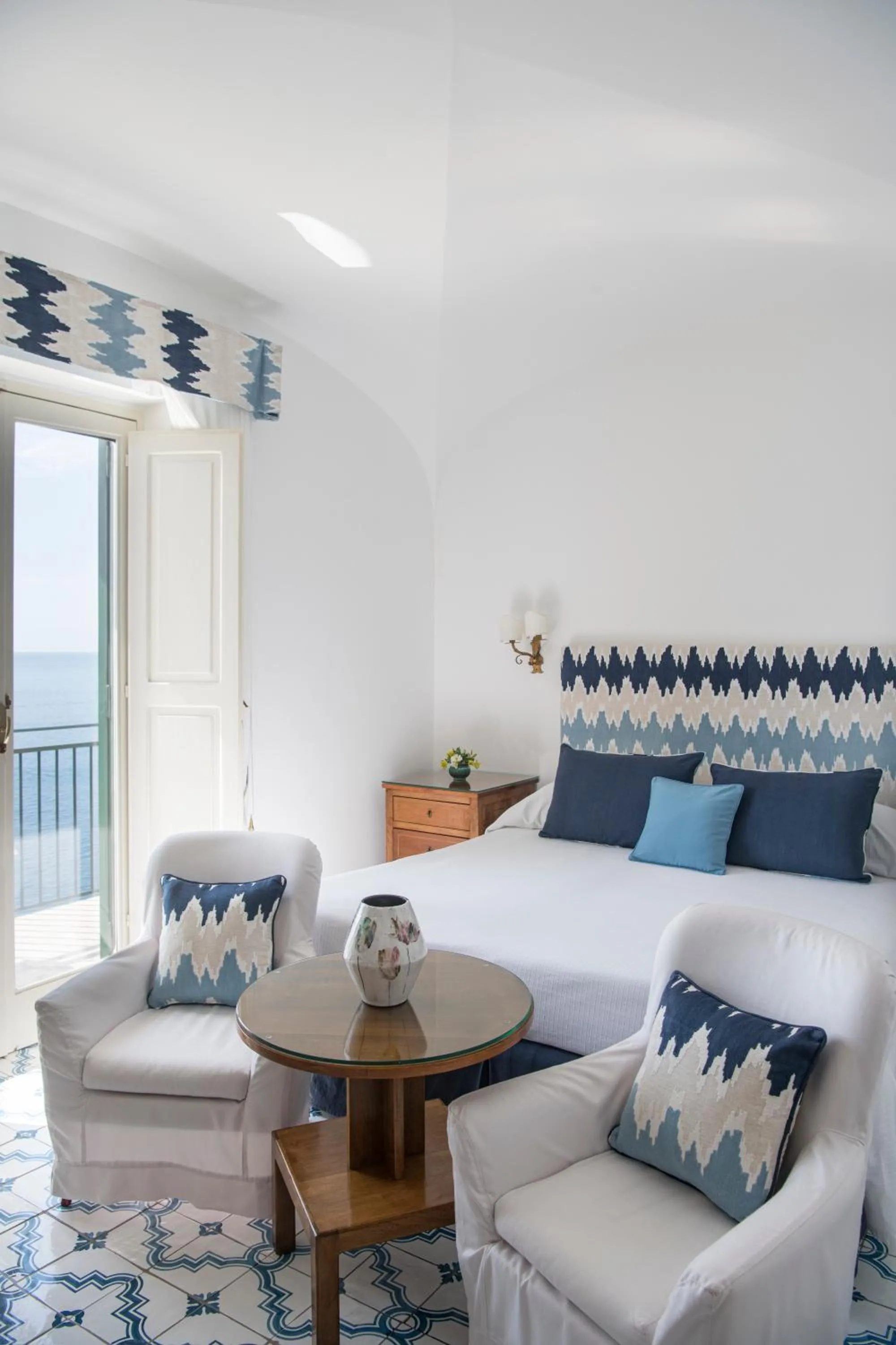 Bed in Hotel Santa Caterina