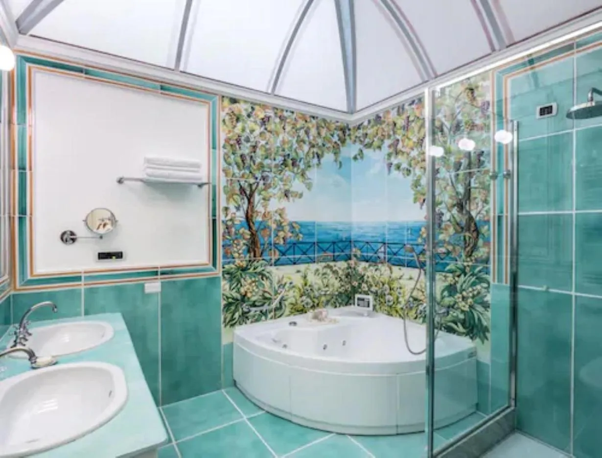 Bathroom in Hotel Santa Caterina