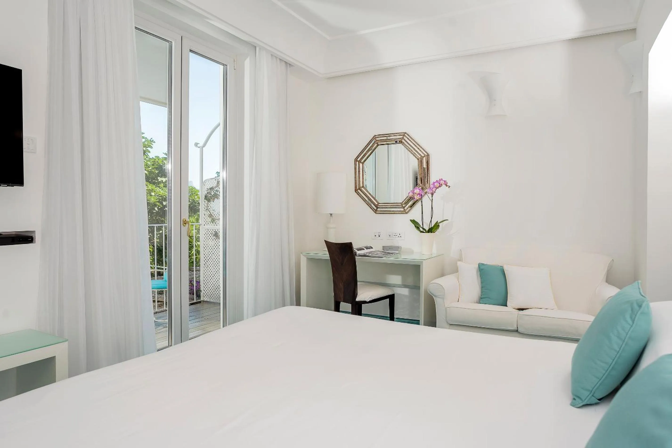 Bedroom, Bed in Hotel Santa Caterina