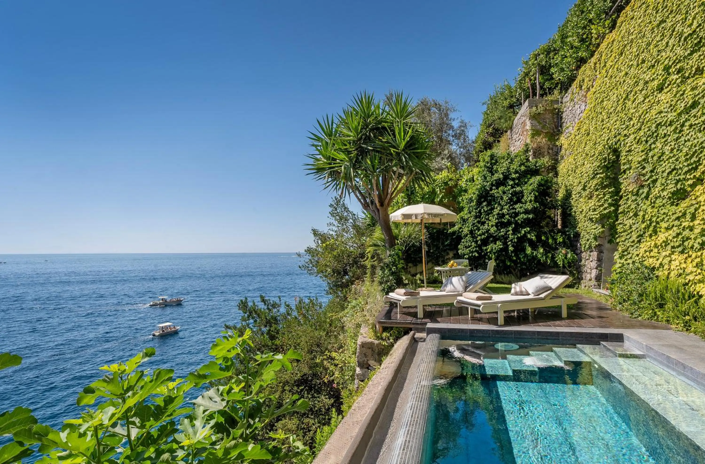 Garden in Hotel Santa Caterina