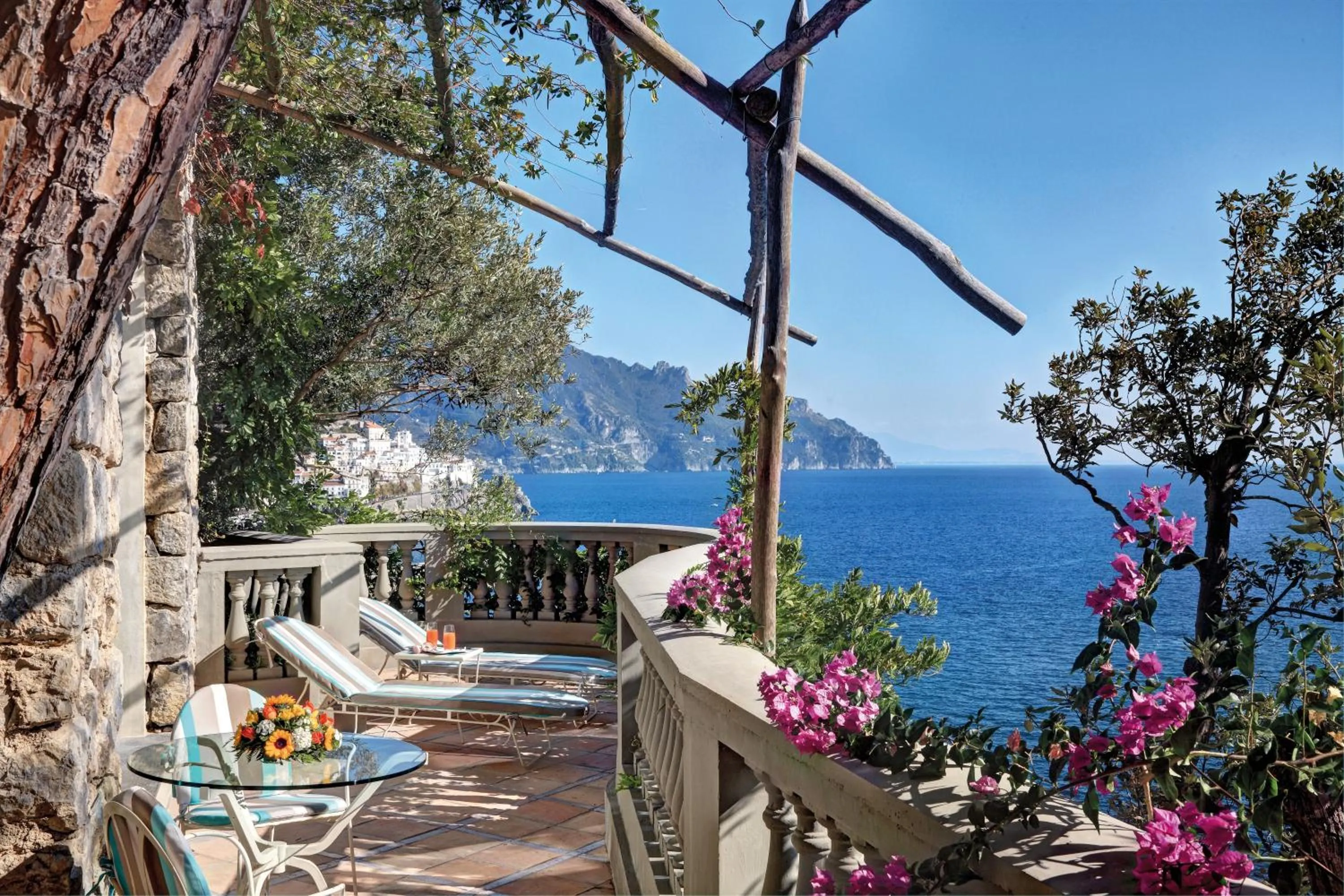 Balcony/Terrace in Hotel Santa Caterina