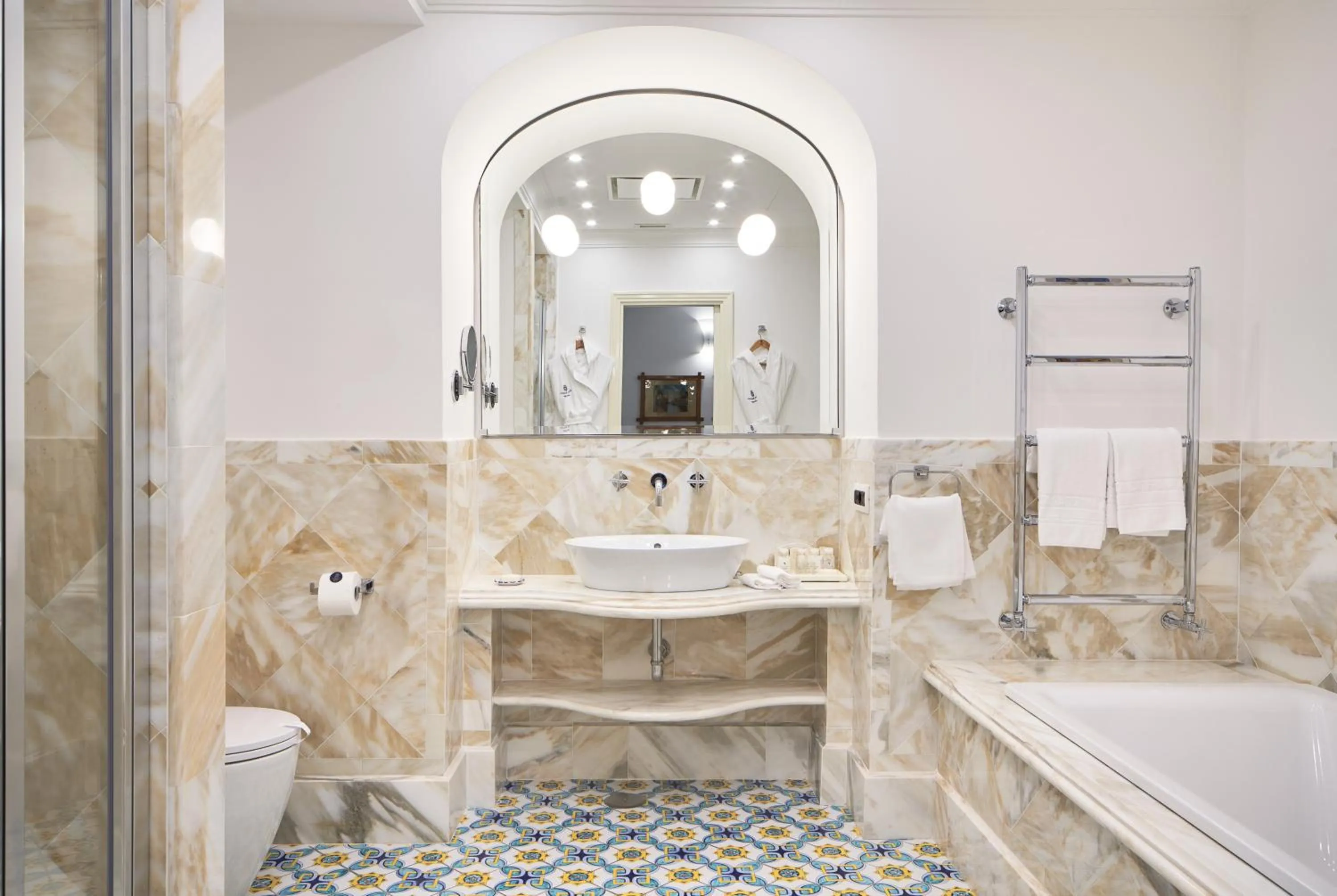 Bathroom in Hotel Santa Caterina