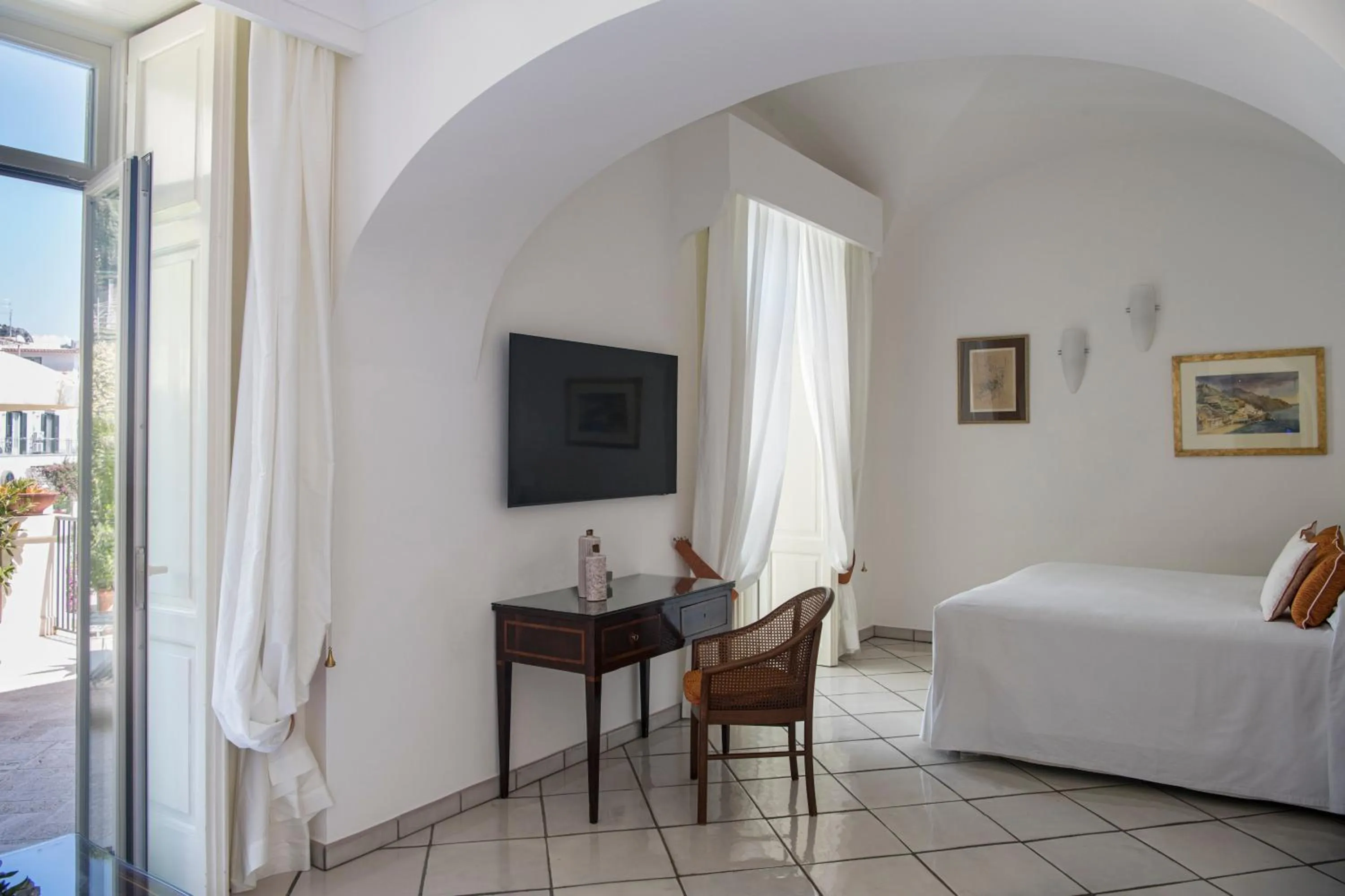 Bedroom, Bed in Hotel Santa Caterina