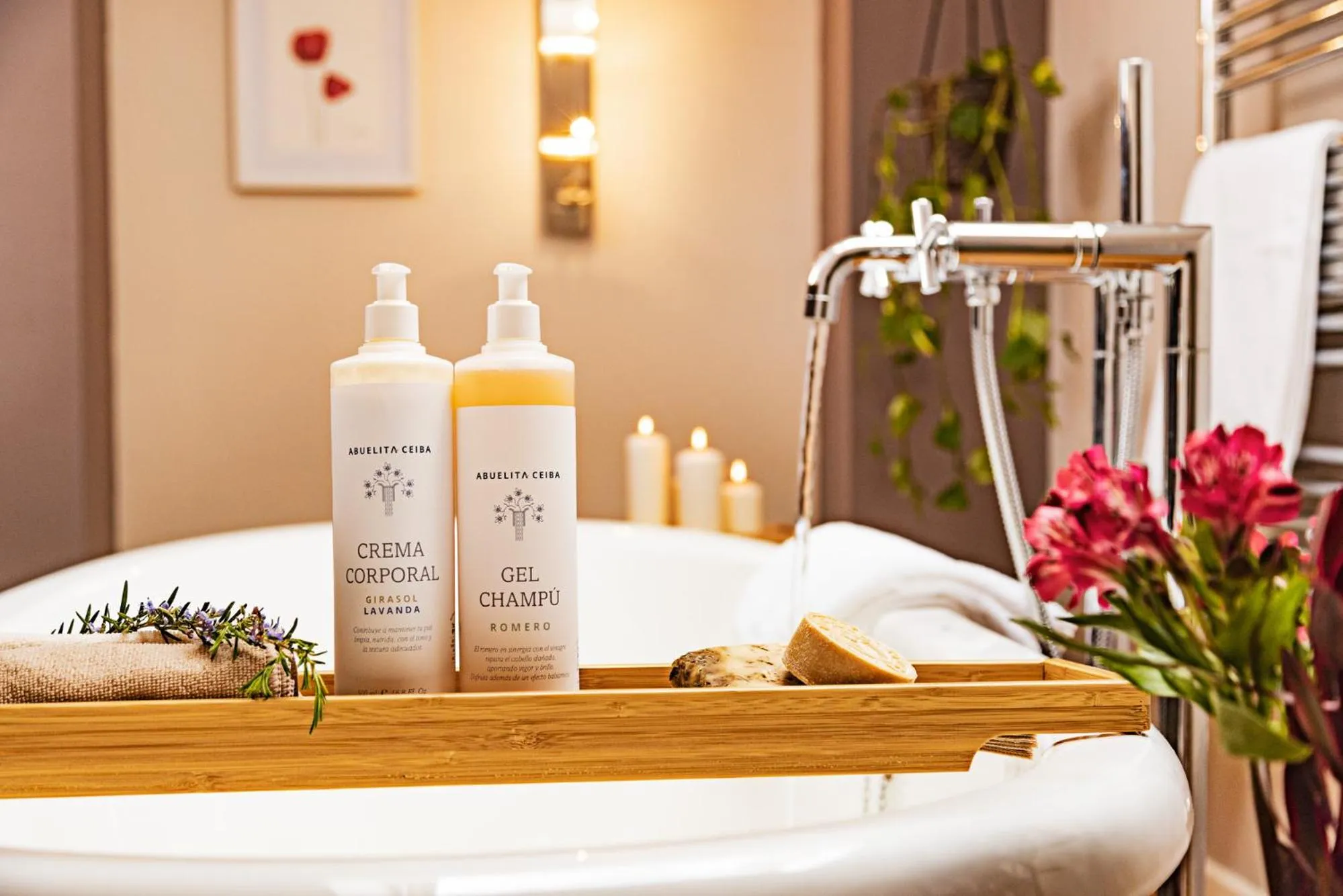 Bathroom in Eco-Hotel Doña Mayor