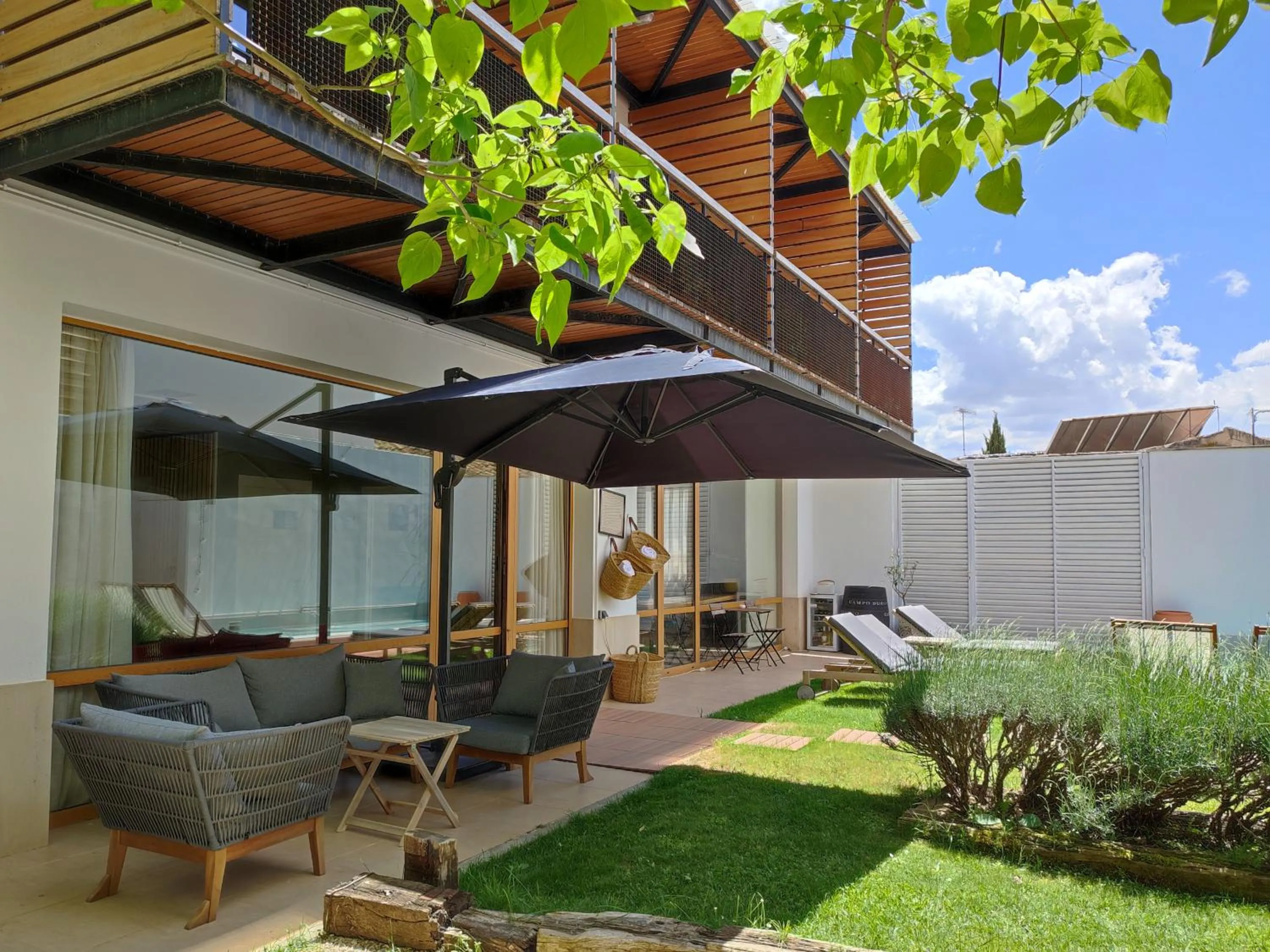 Garden in Eco-Hotel Doña Mayor