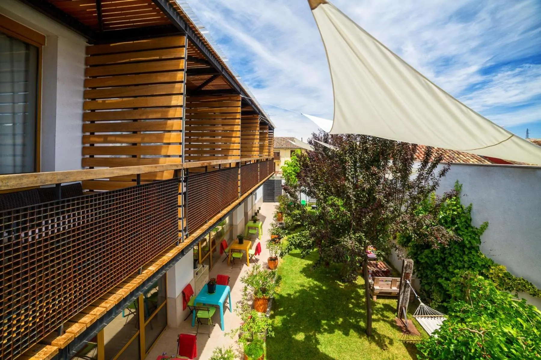 Garden in Eco-Hotel Doña Mayor