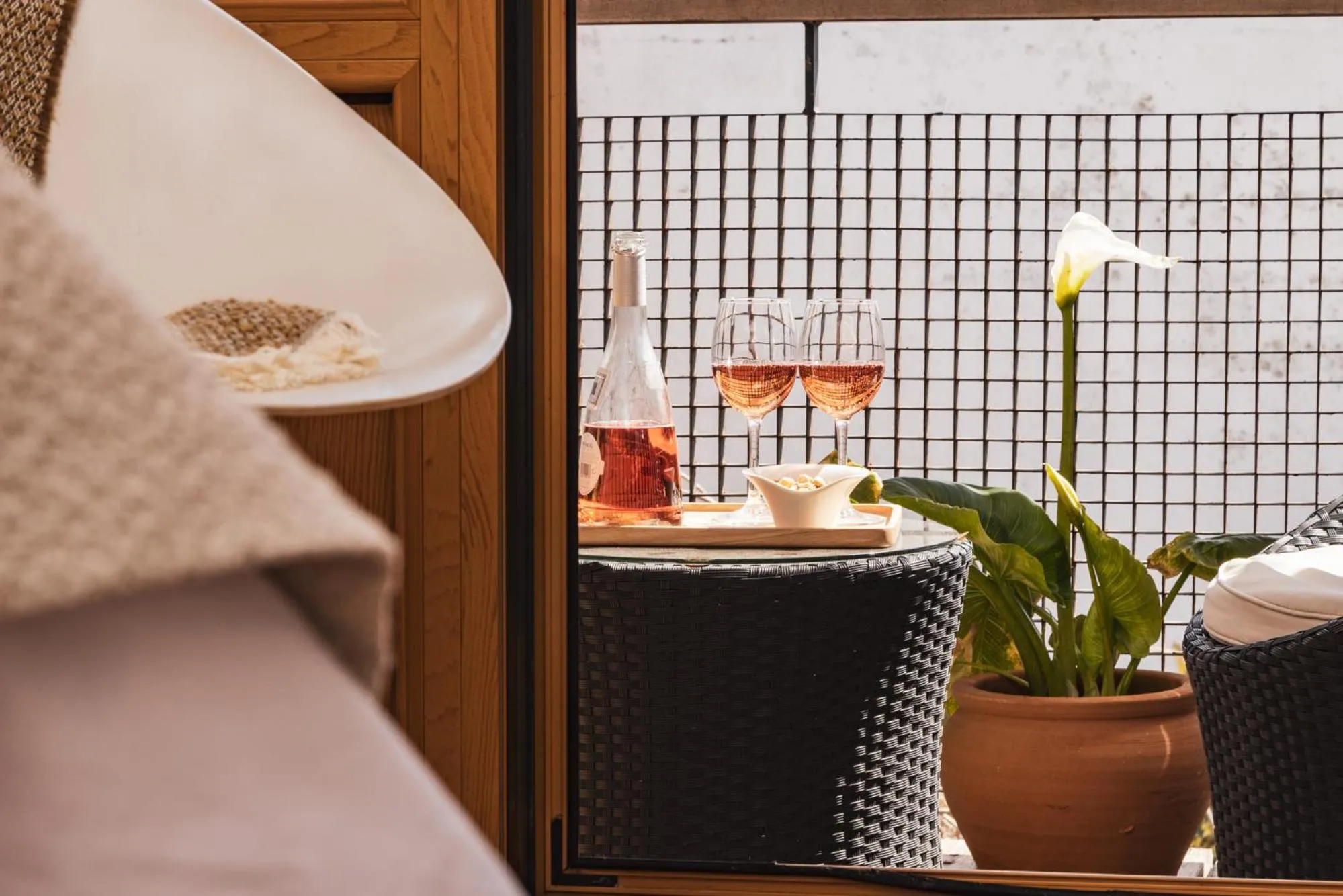 Balcony/Terrace in Eco-Hotel Doña Mayor