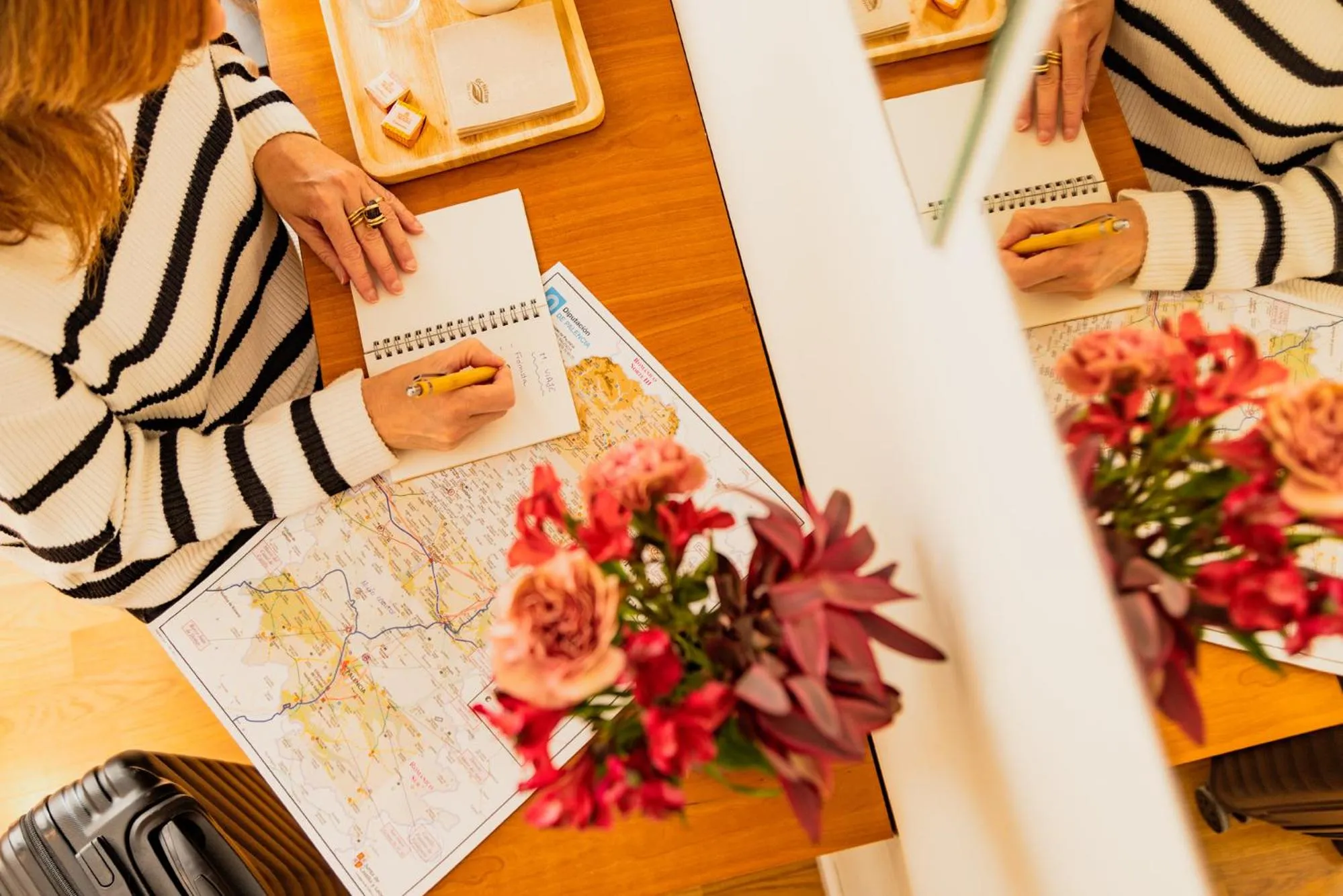 Seating area in Eco-Hotel Doña Mayor