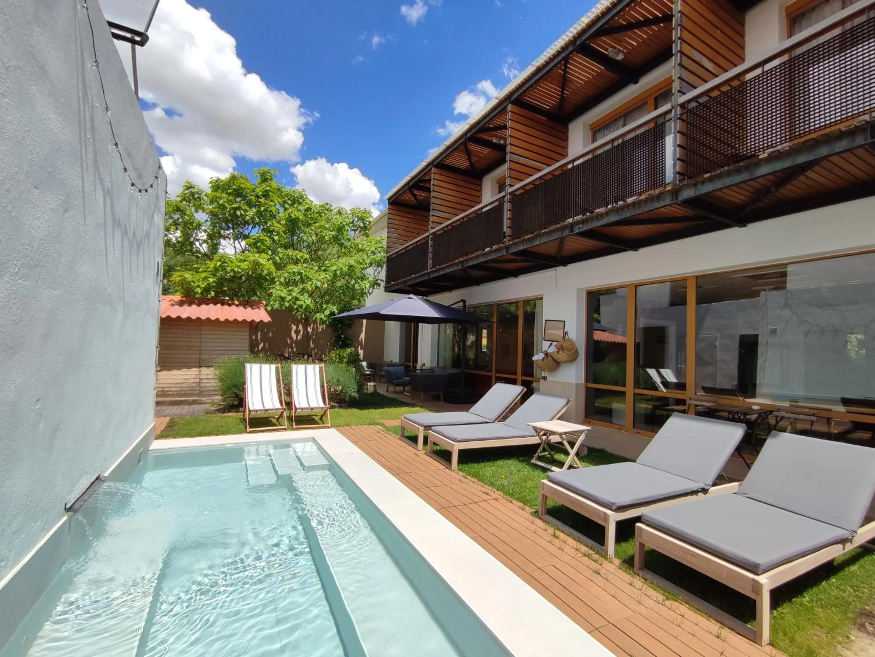 Garden in Eco-Hotel Doña Mayor