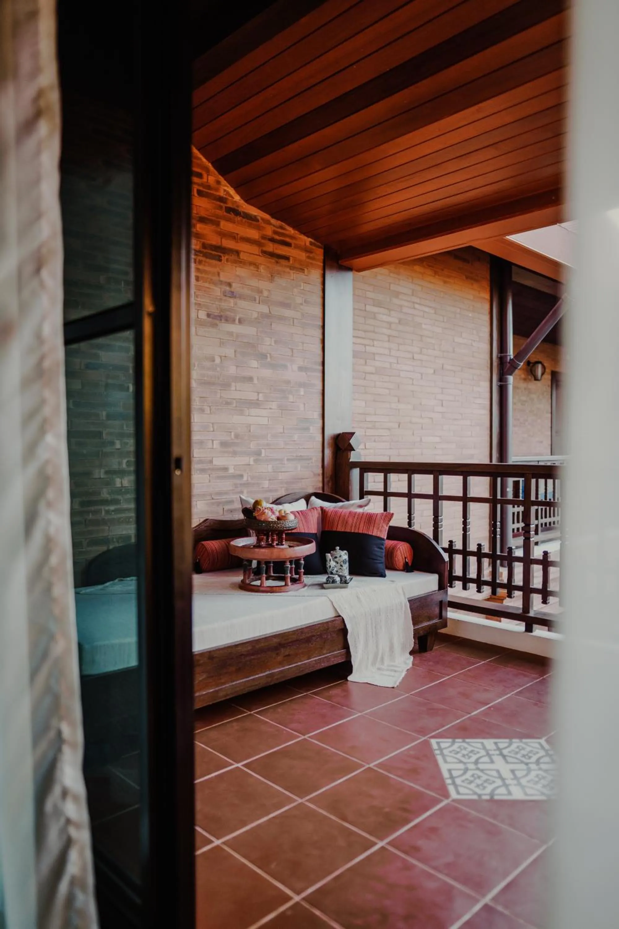 Balcony/Terrace, Bed in Phor Liang Meun Terracotta Arts