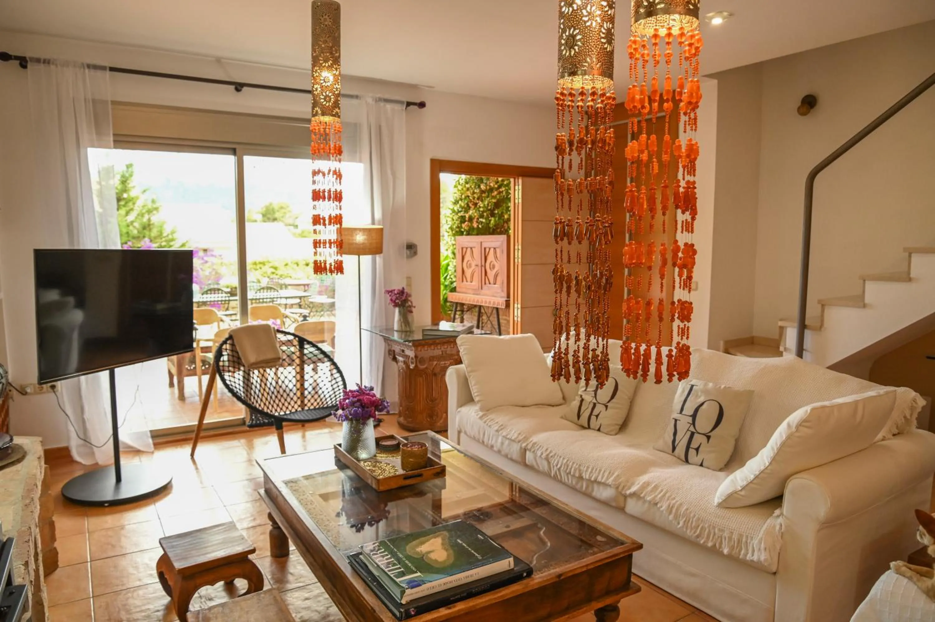 Living room in Villa Alegre Playa Calpe Grupo Terra de Mar, alojamientos con encanto