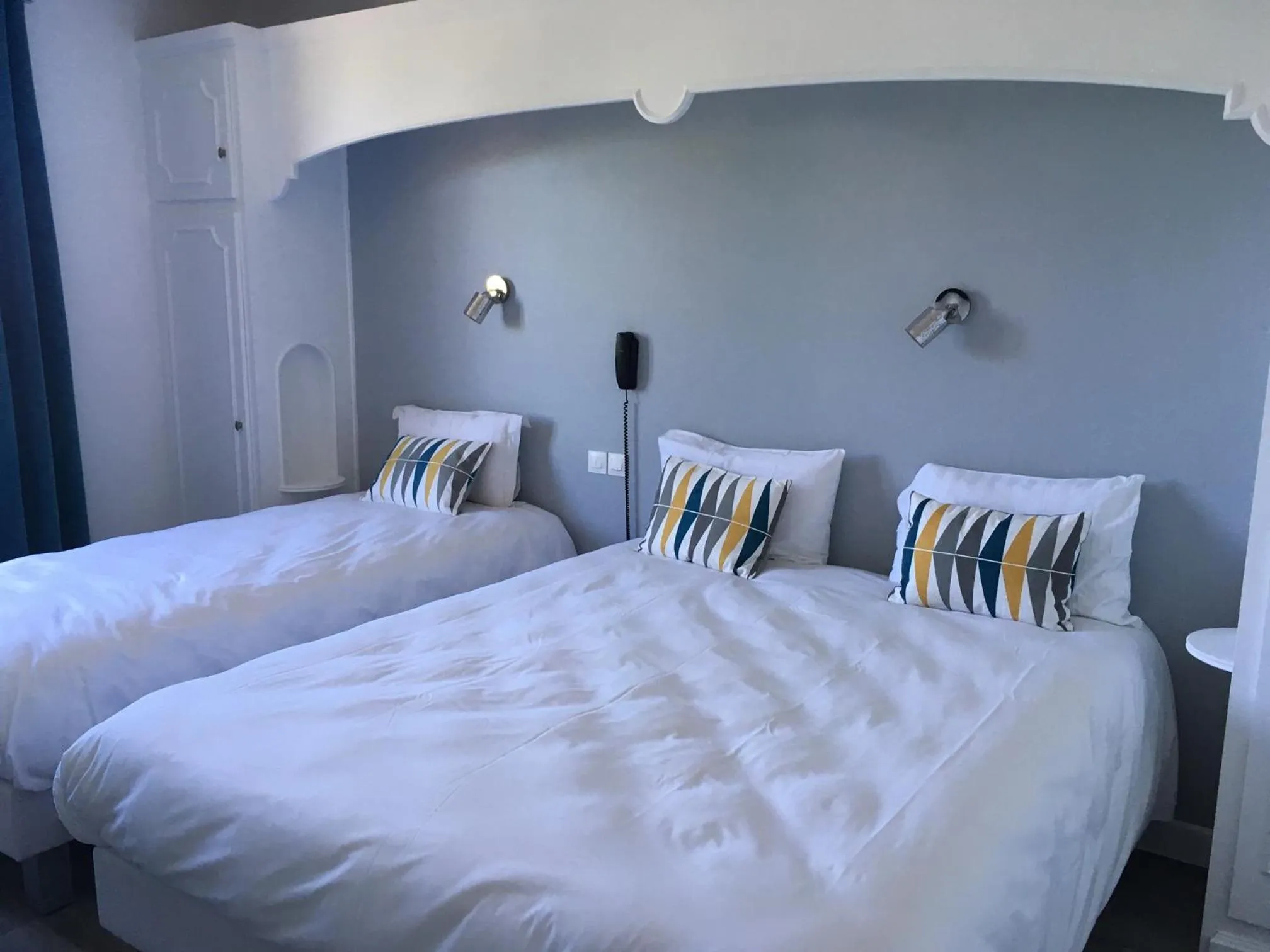 Bed in Logis Hôtel le Relais du Bas Limousin