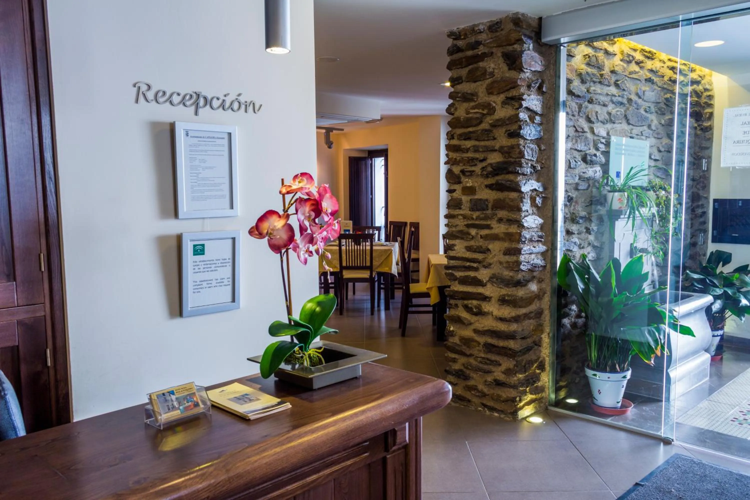 Lobby or reception in Hotel Rural Real de Poqueira