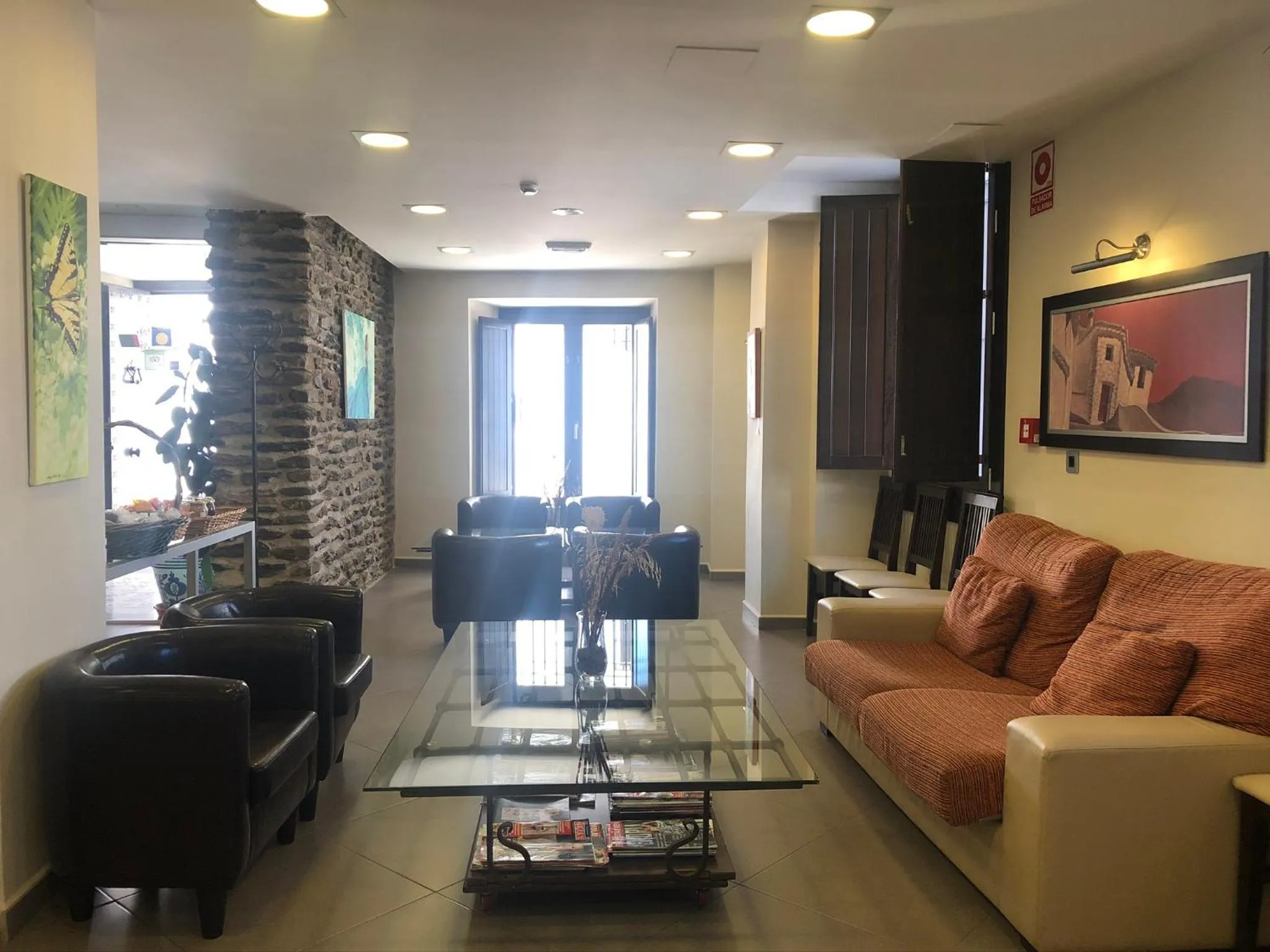 Living room in Hotel Rural Real de Poqueira