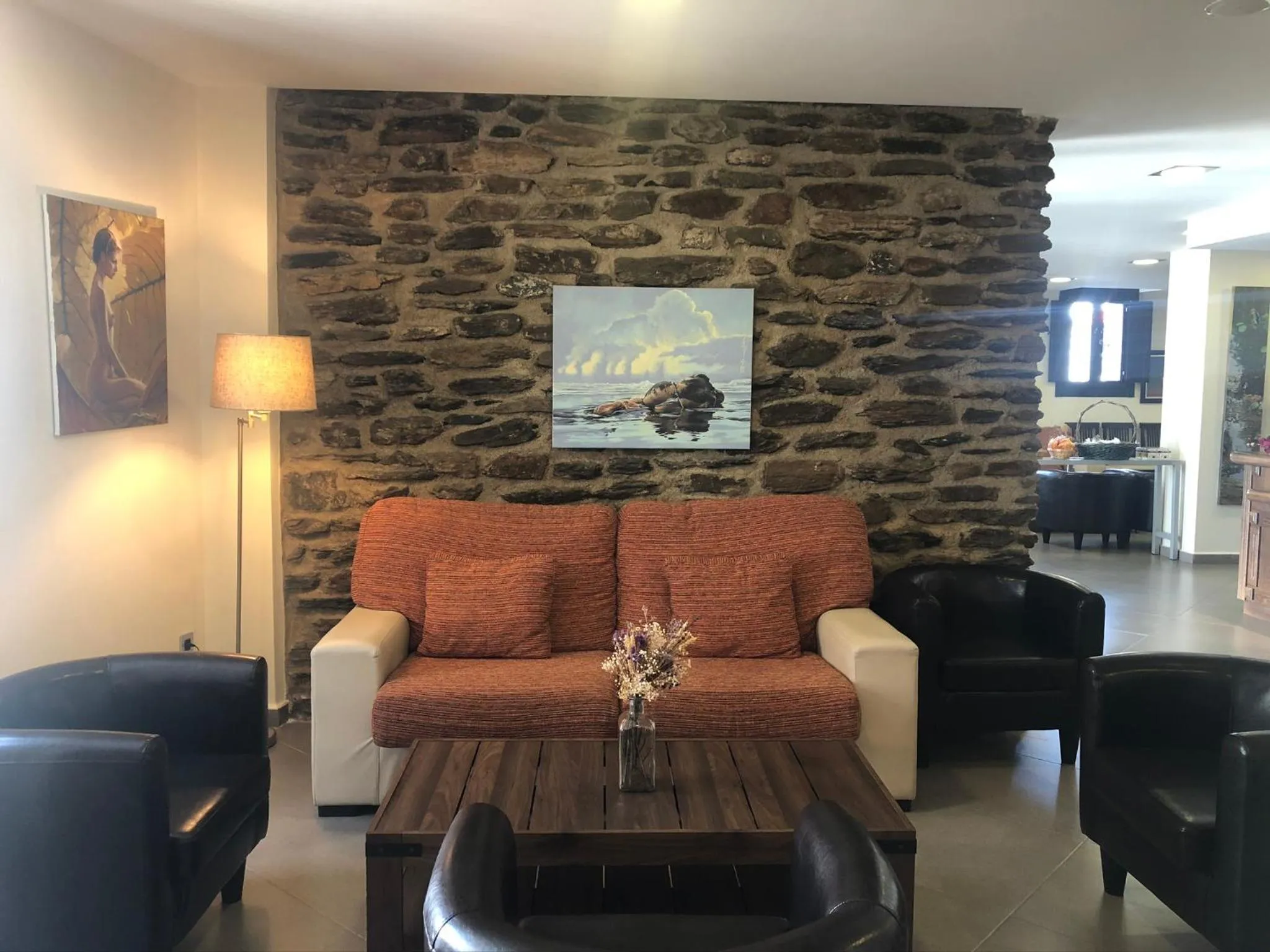 Living room in Hotel Rural Real de Poqueira