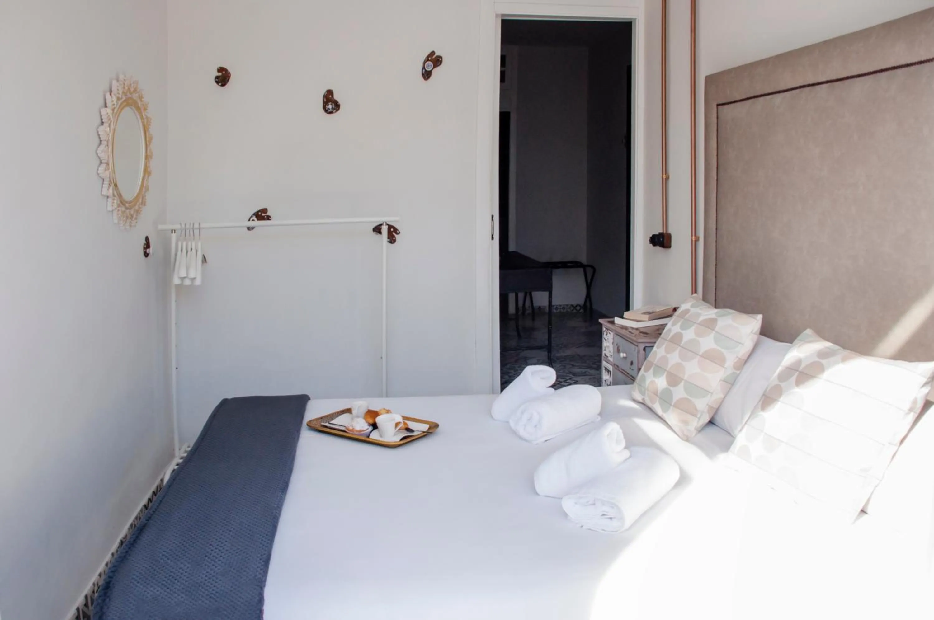 Bed in Valencia Apartamentos Goya