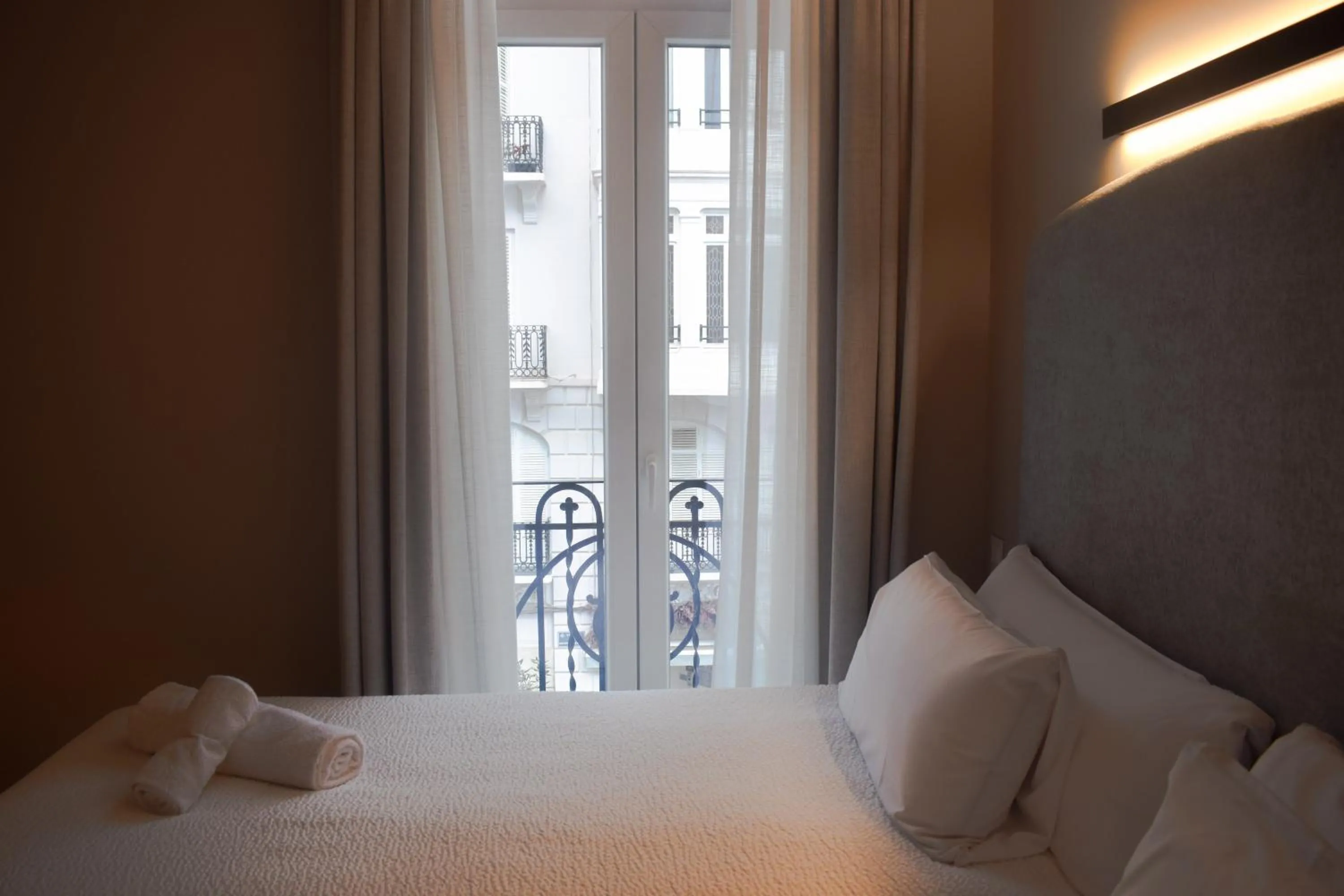 Bed in Valencia Apartamentos Goya