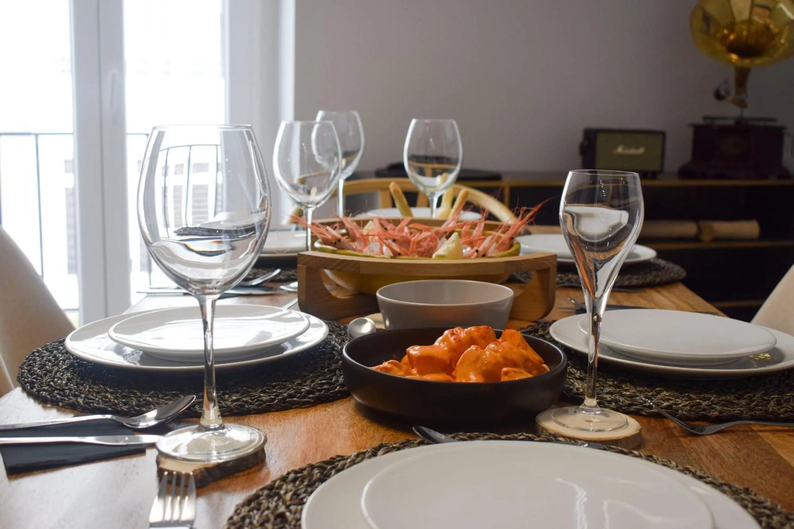 Dining area in Valencia Apartamentos Goya