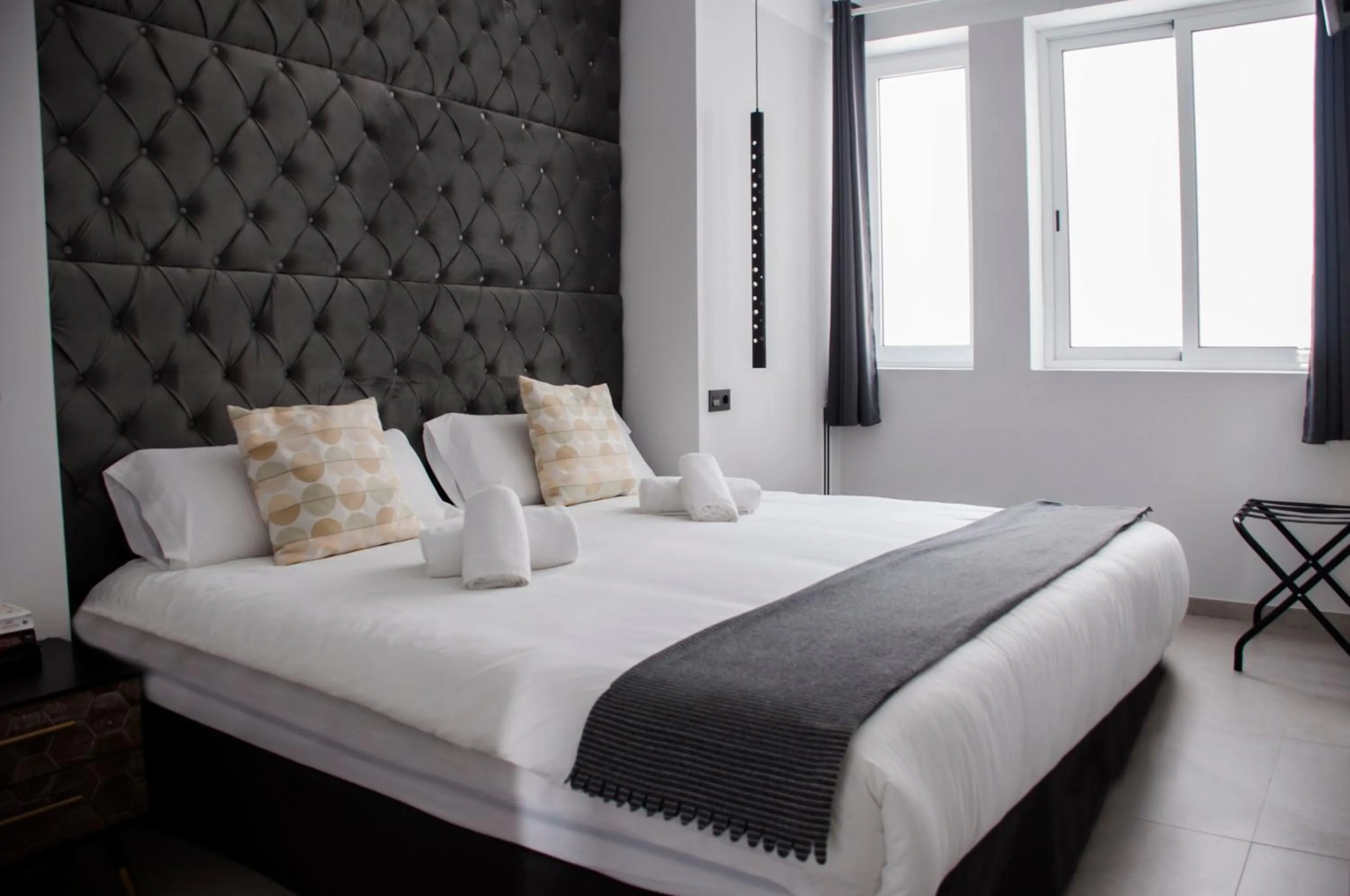 Bed in Valencia Apartamentos Goya