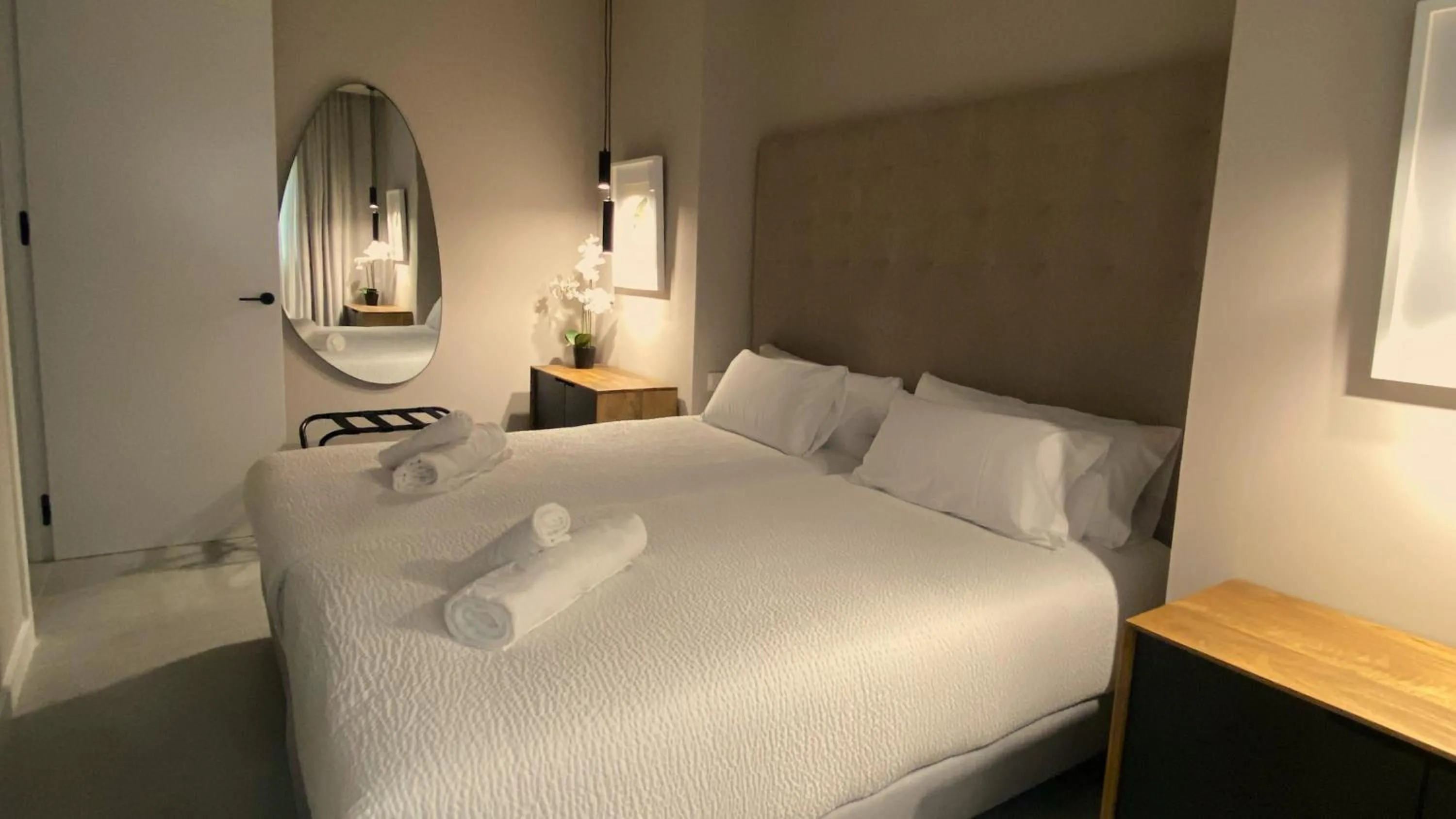 Bed in Valencia Apartamentos Goya