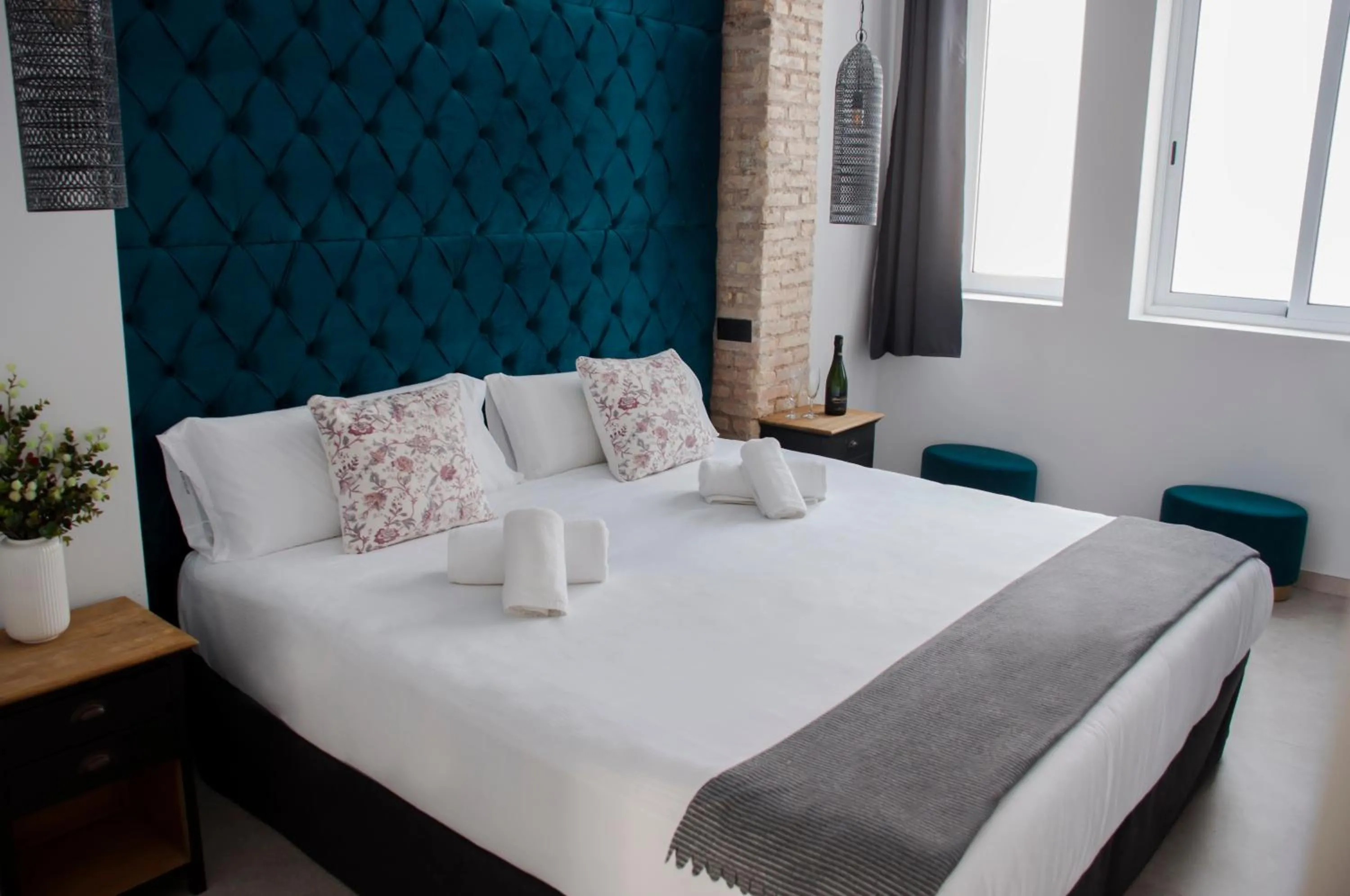 Bed in Valencia Apartamentos Goya