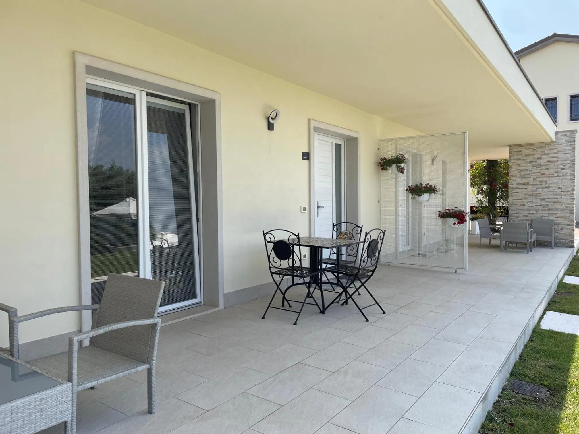 Patio in Hotel Panoramica