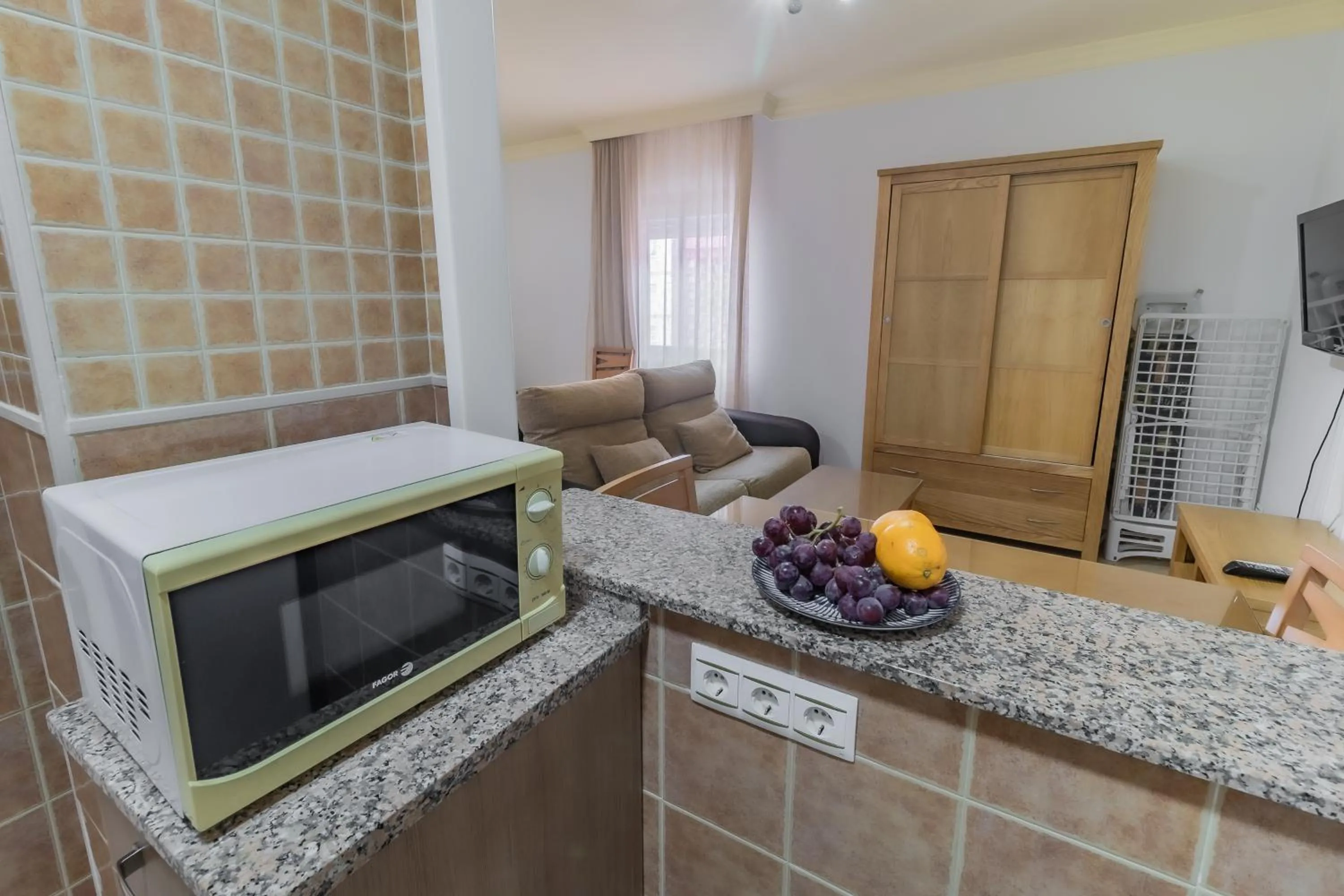 Kitchen or kitchenette in Apartamentos Turisticos Las Yucas