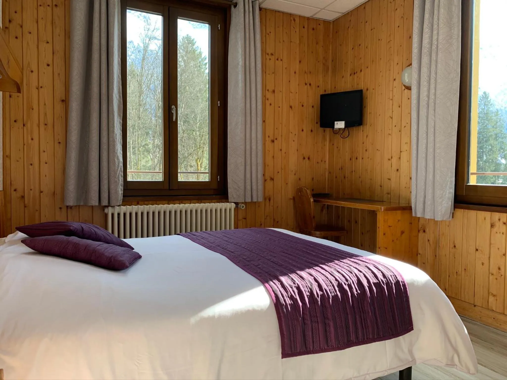 Bed in Hotel des Lacs