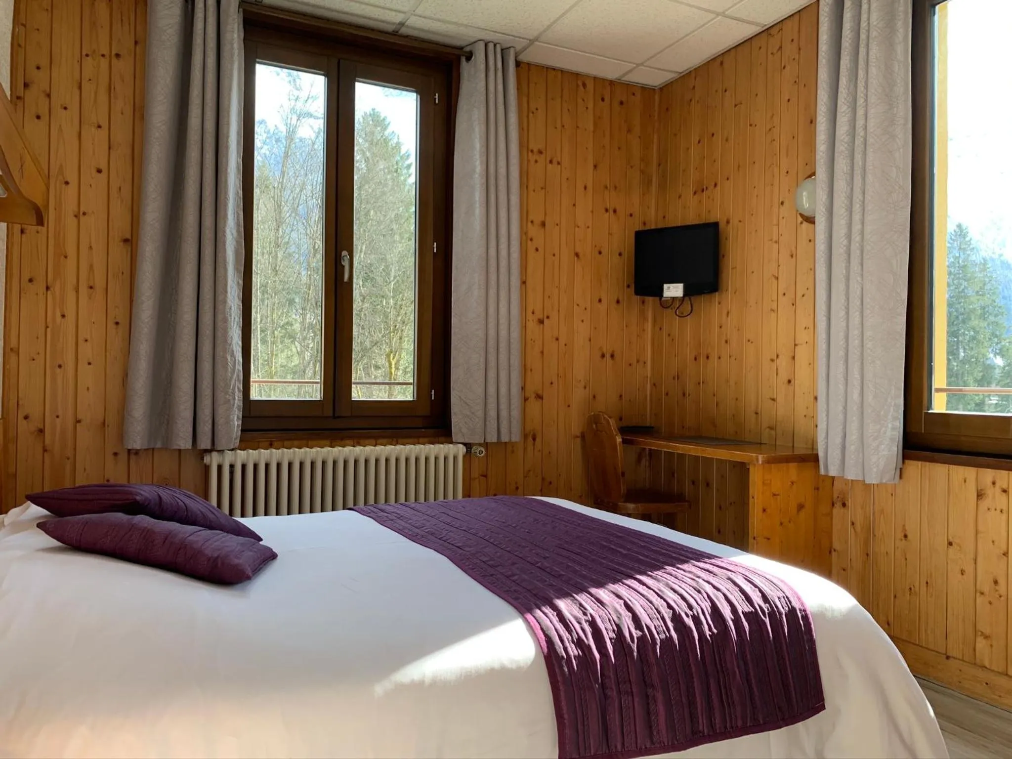 Bed in Hotel des Lacs