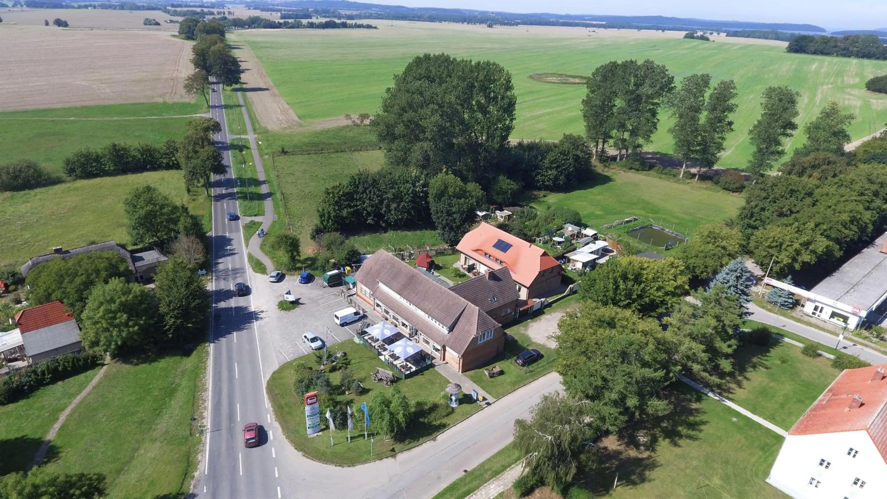 Bird's eye view in Himmelreich Rügen