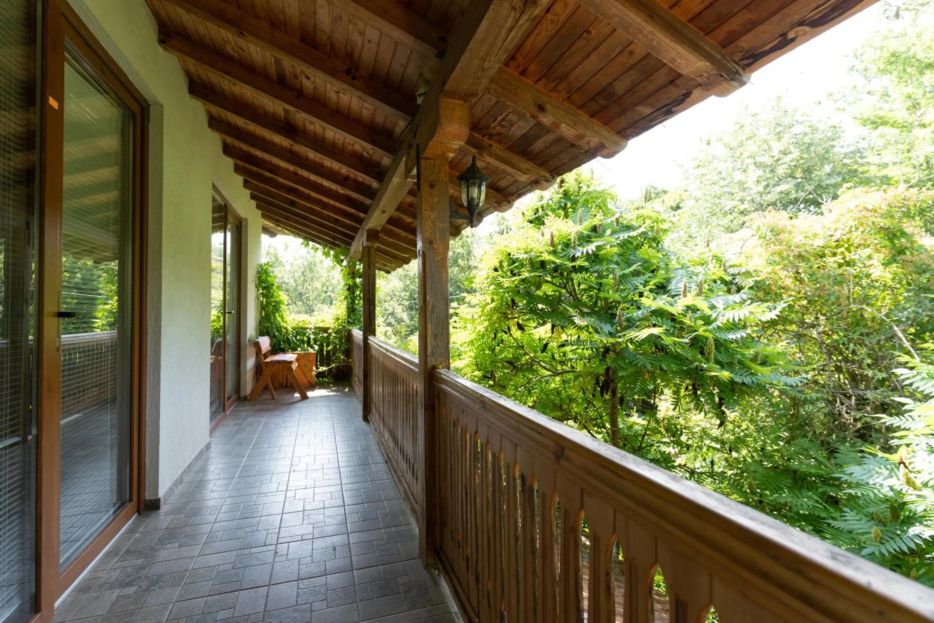 Balcony/Terrace in Eco Hotel Imenieto