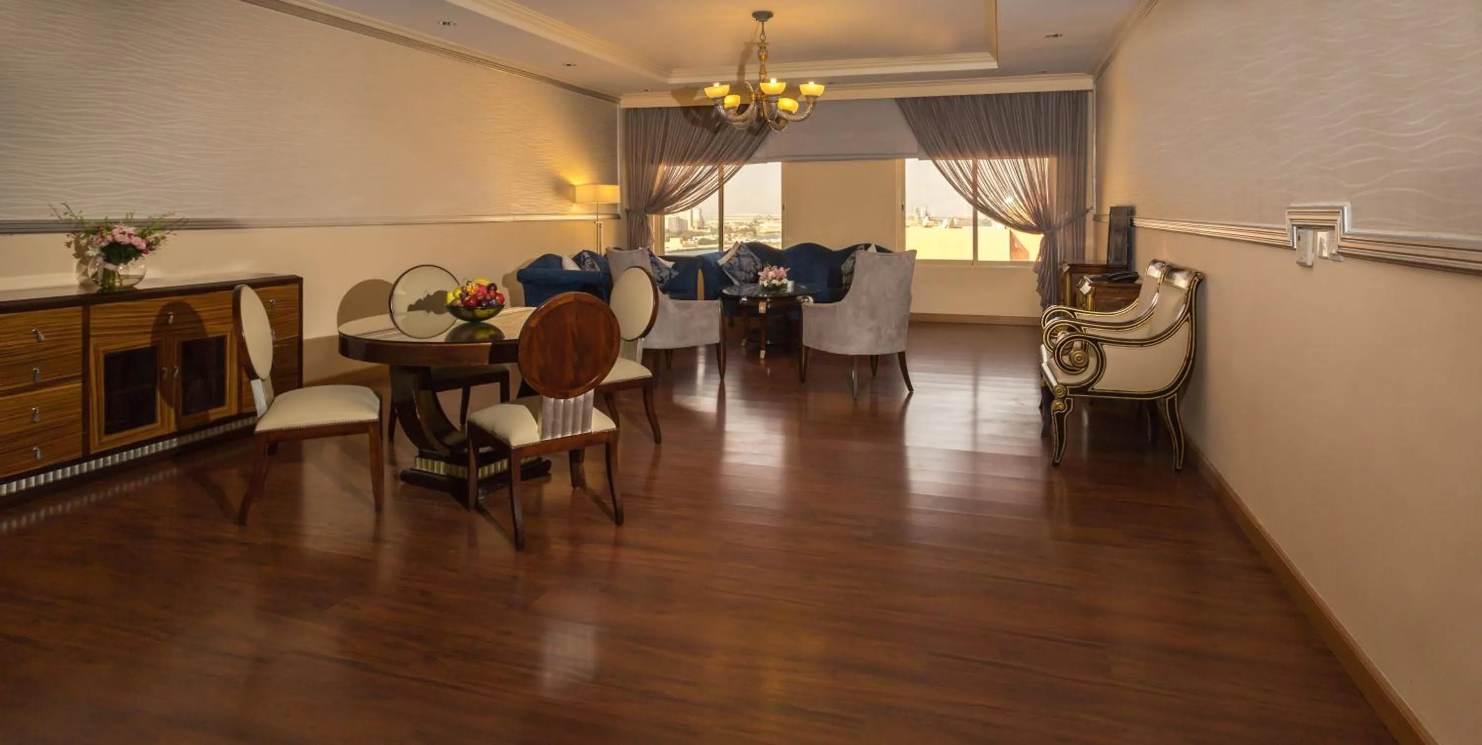 Living room in Al Safir Tower - Residence