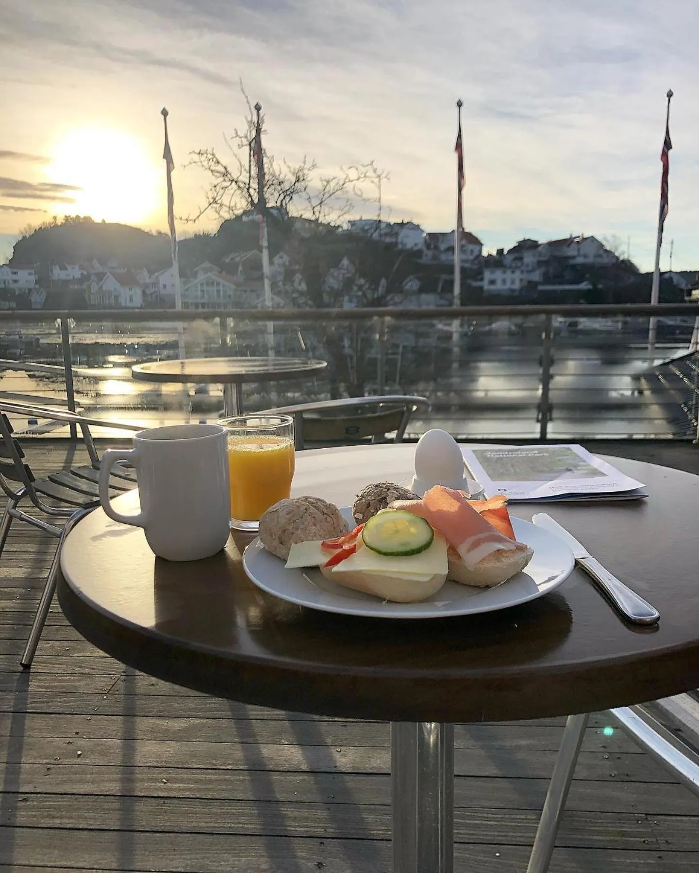 Balcony/Terrace in Victoria Hotel Kragerø