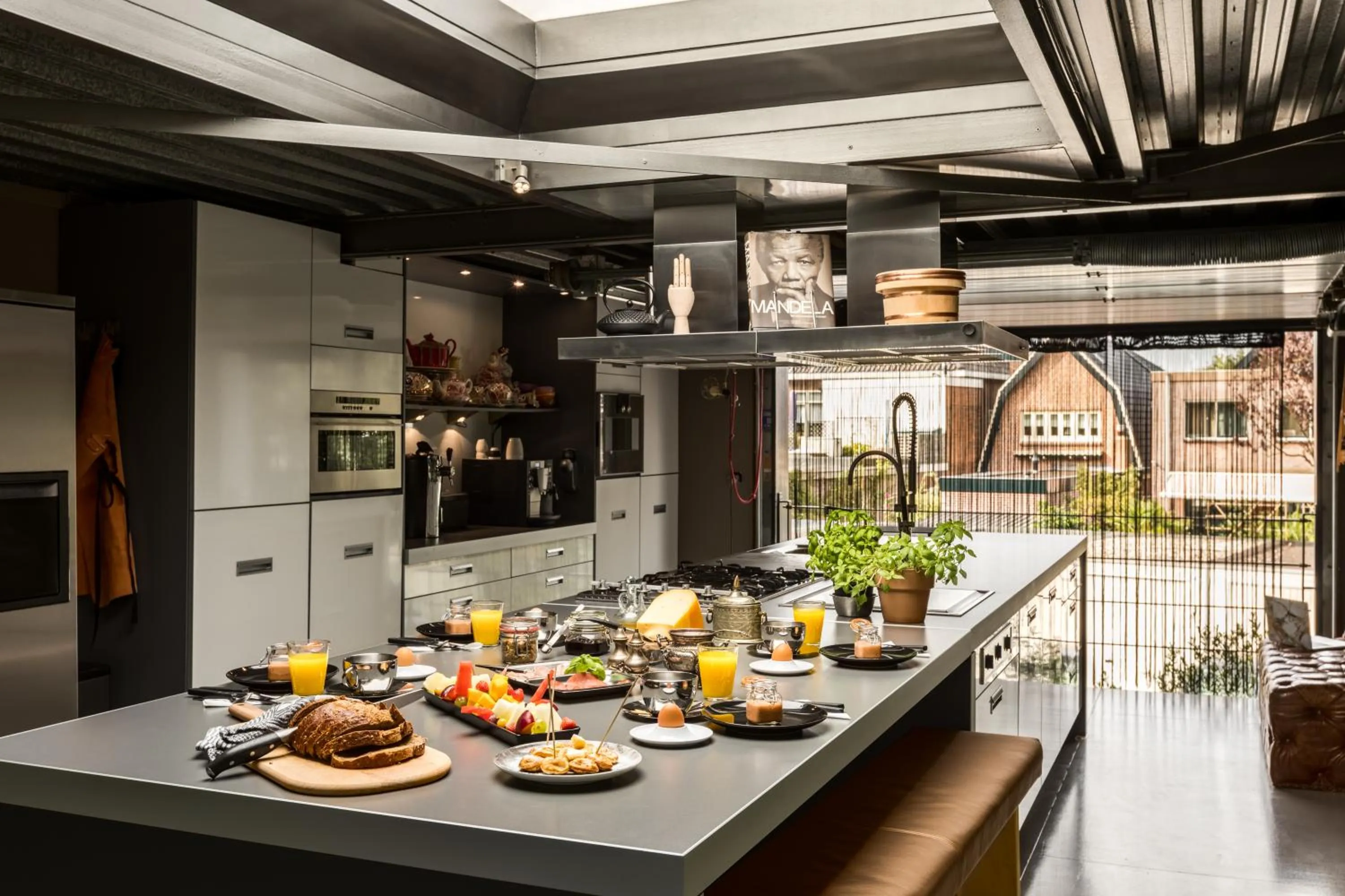 Kitchen or kitchenette in B&B Habitat