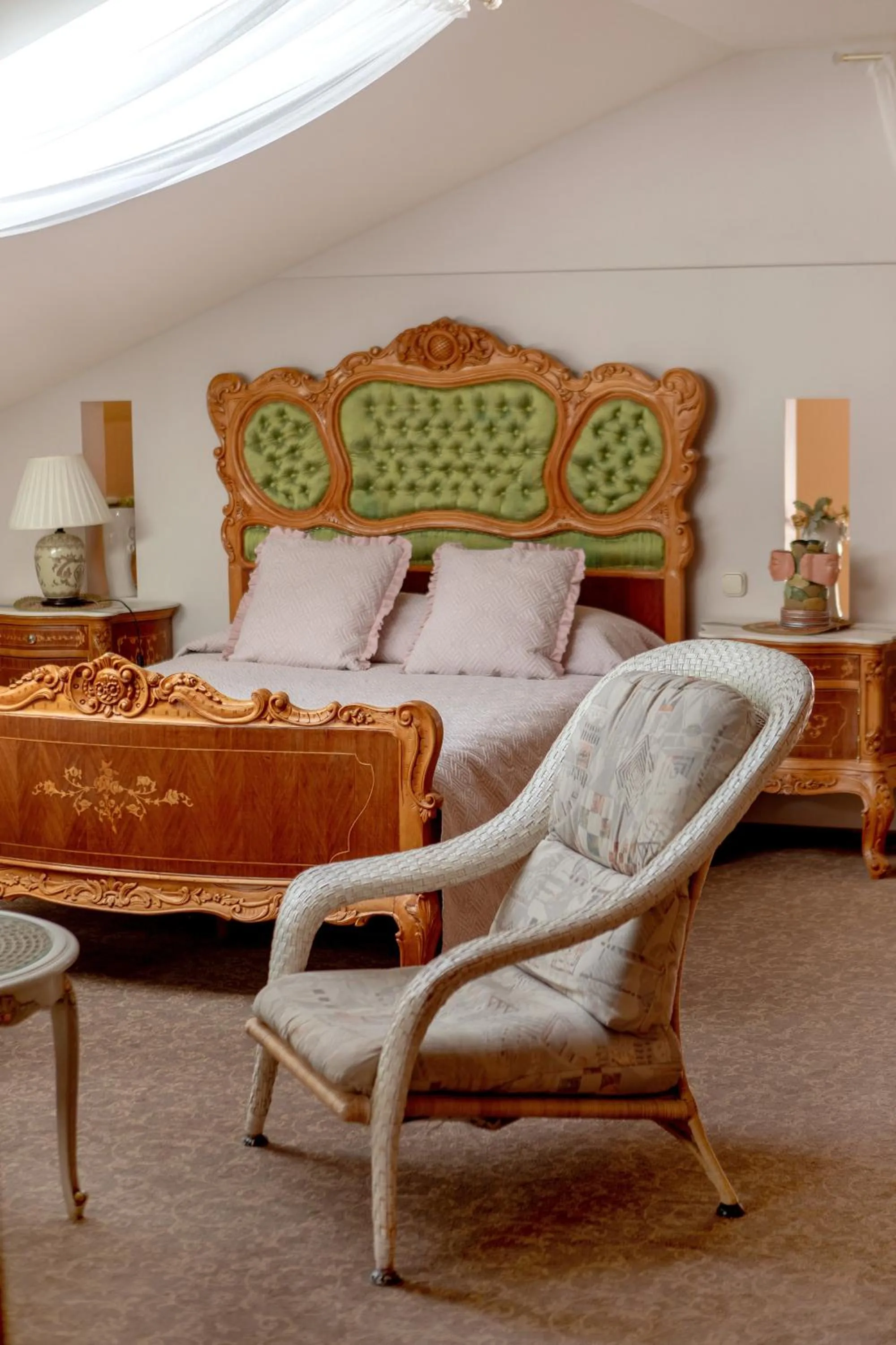 Bed in Pažaislis Park Hotel