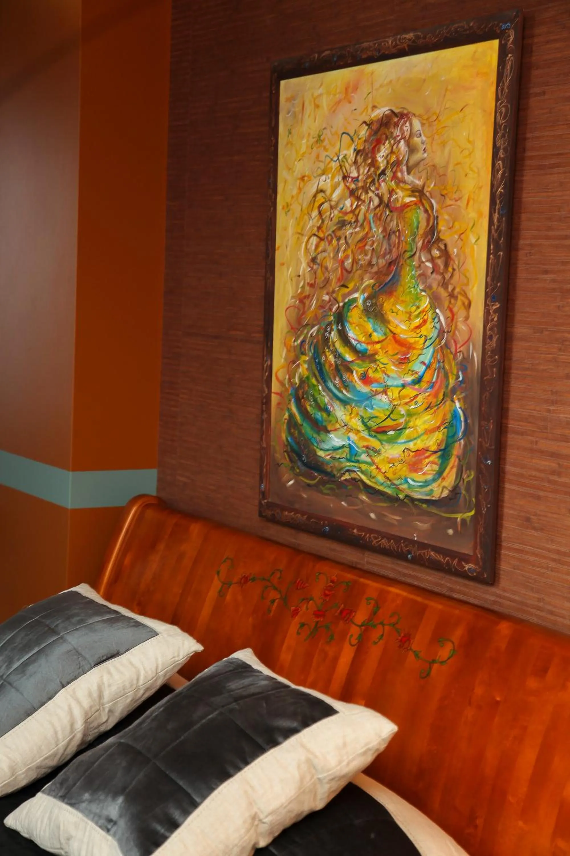 Bed in Pažaislis Park Hotel