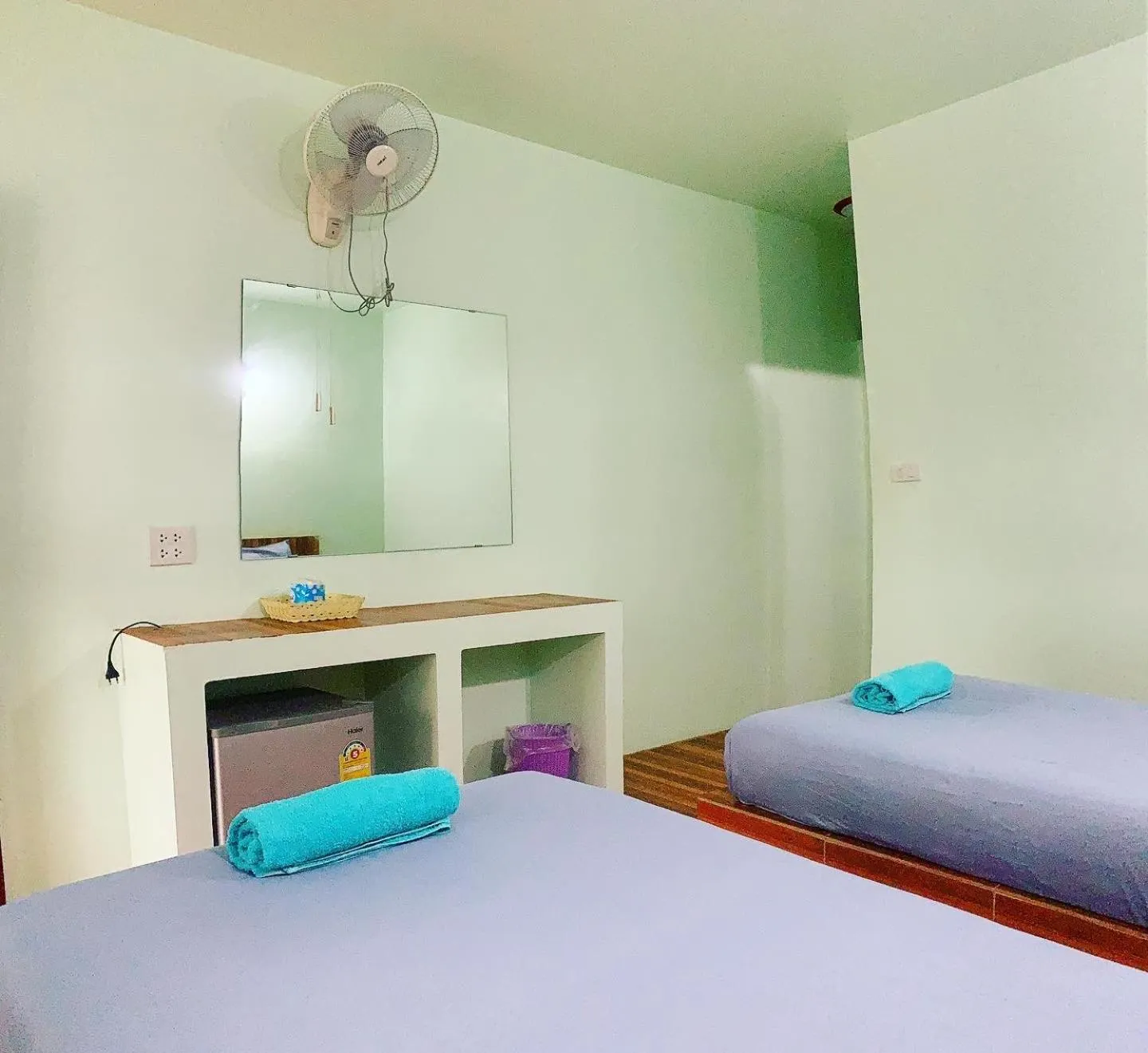 Bed in Ocean View Resort