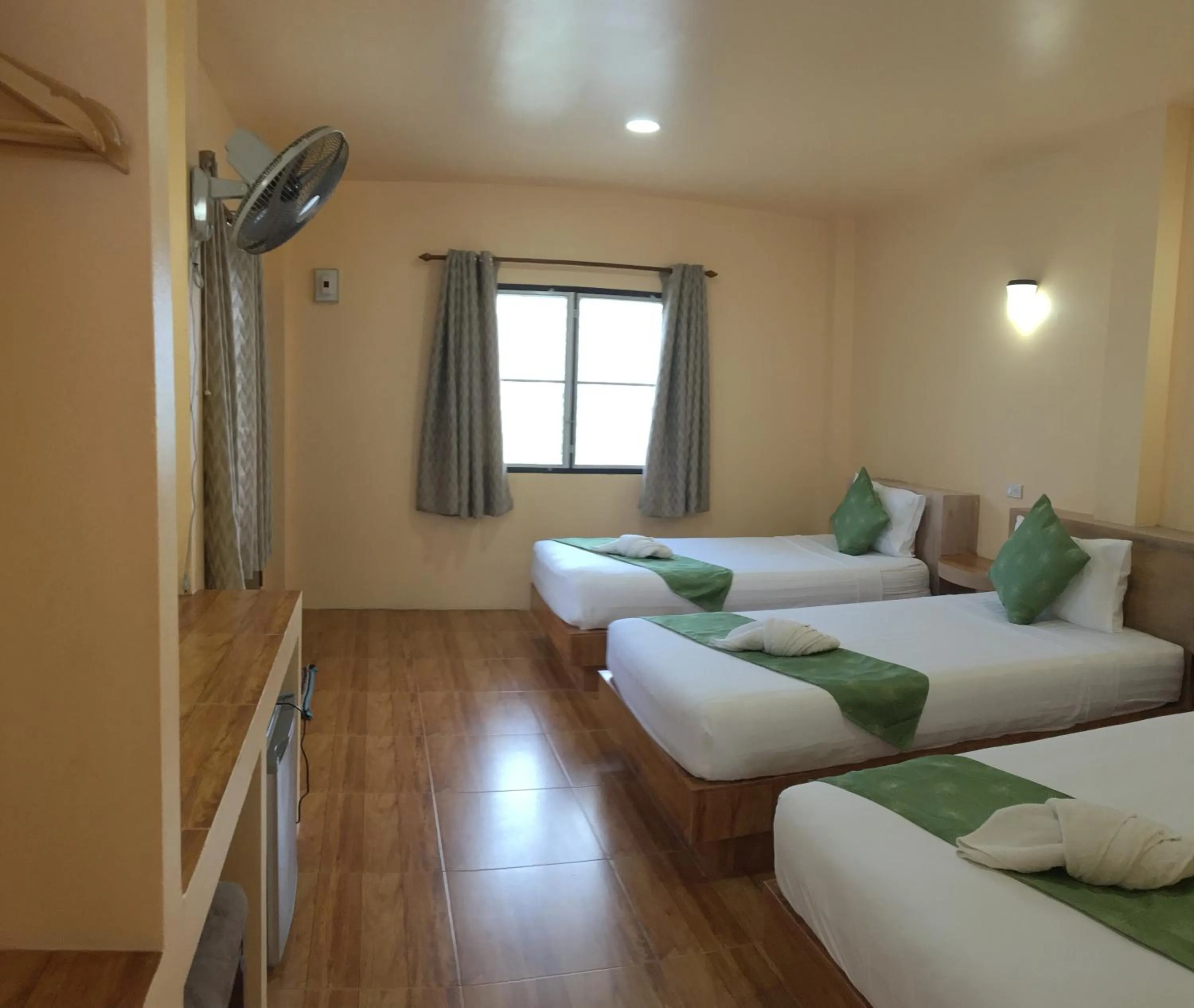 Bed in Ocean View Resort