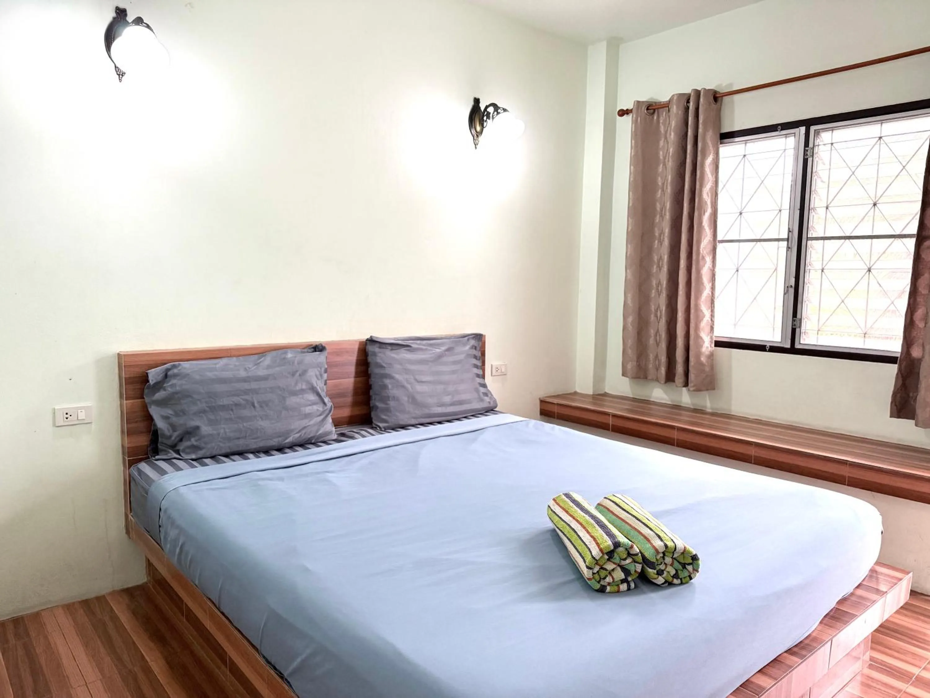 Bed in Ocean View Resort