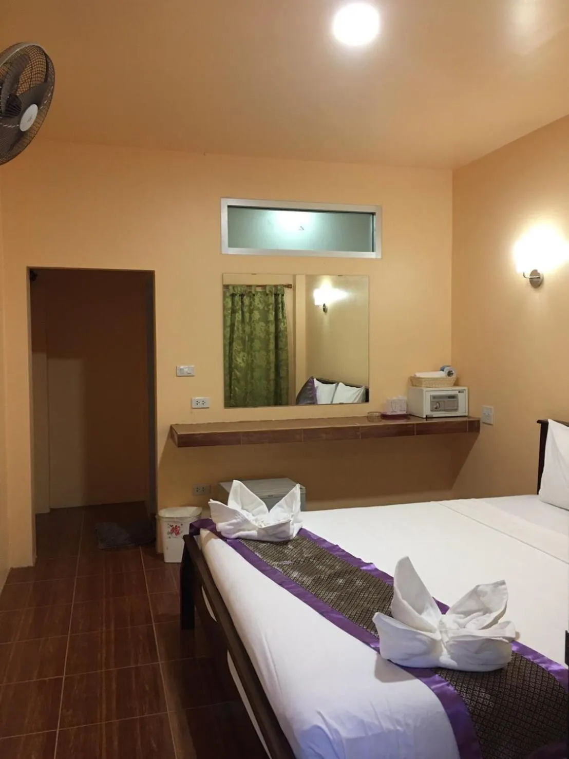 Bed in Ocean View Resort