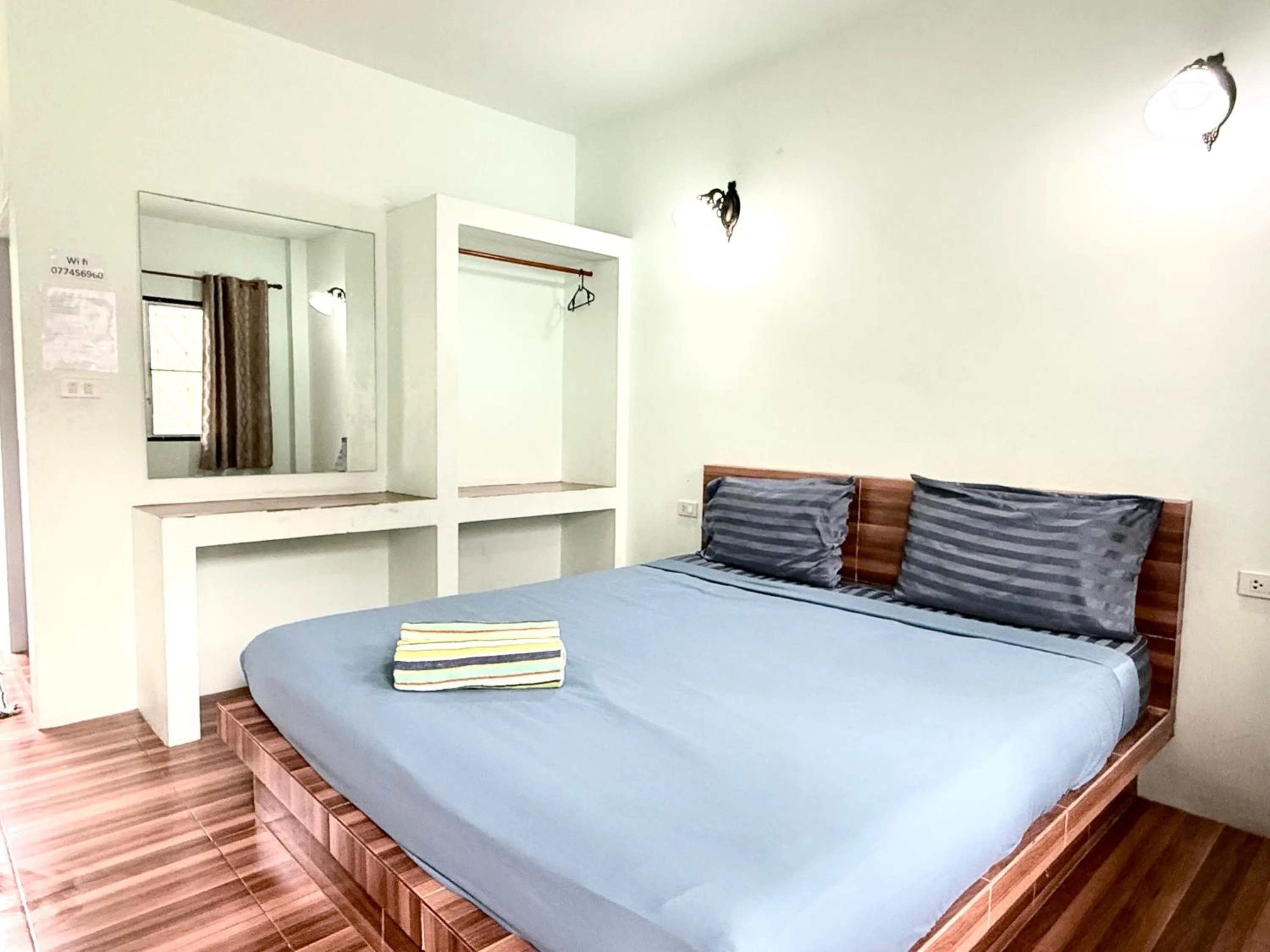 Bed in Ocean View Resort